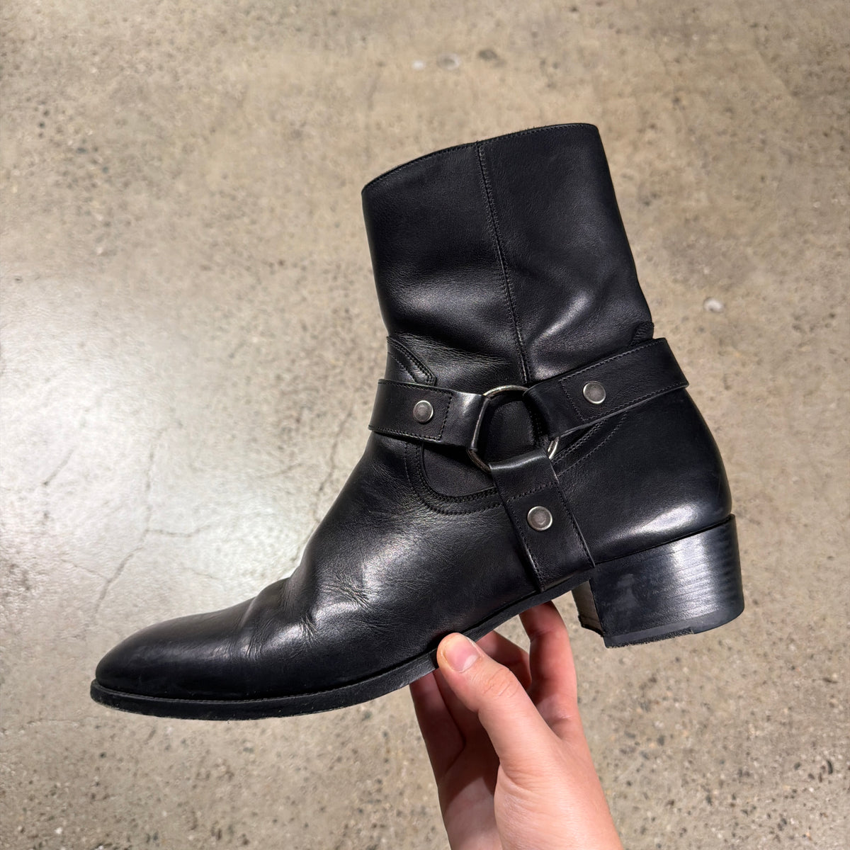 Saint Laurent Wyatt Harness Boots