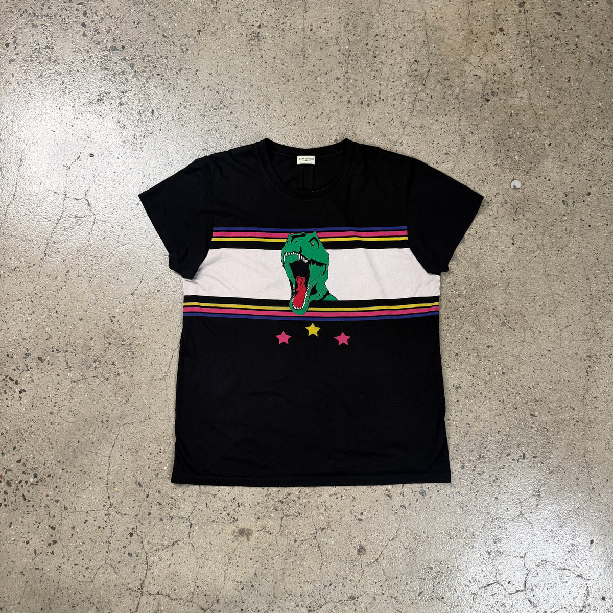 Saint Laurent Paris T-Rex Dino Shirt