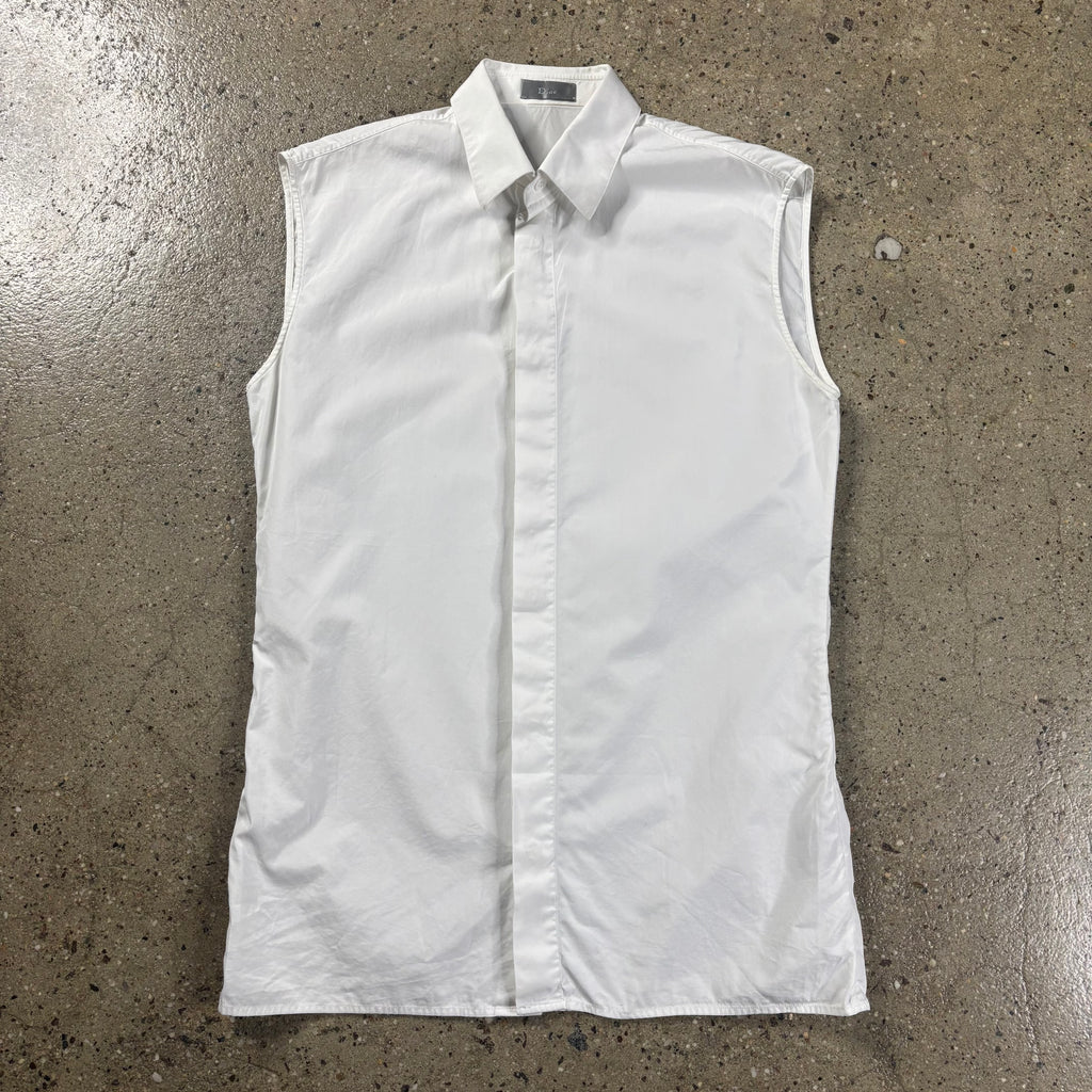 Dior Sleeveless Button Up Shirt
