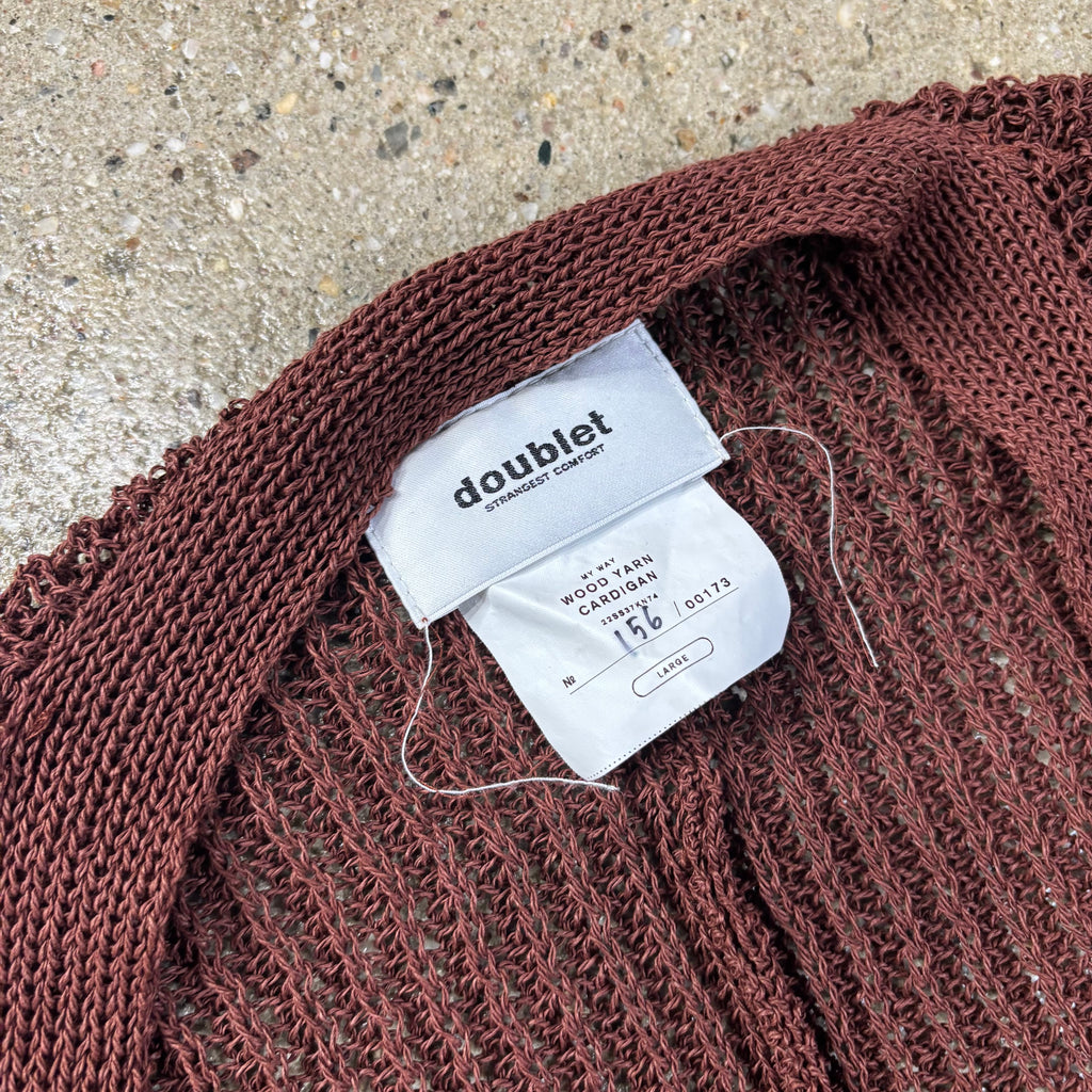 Doublet Wood Yarn Cardigan