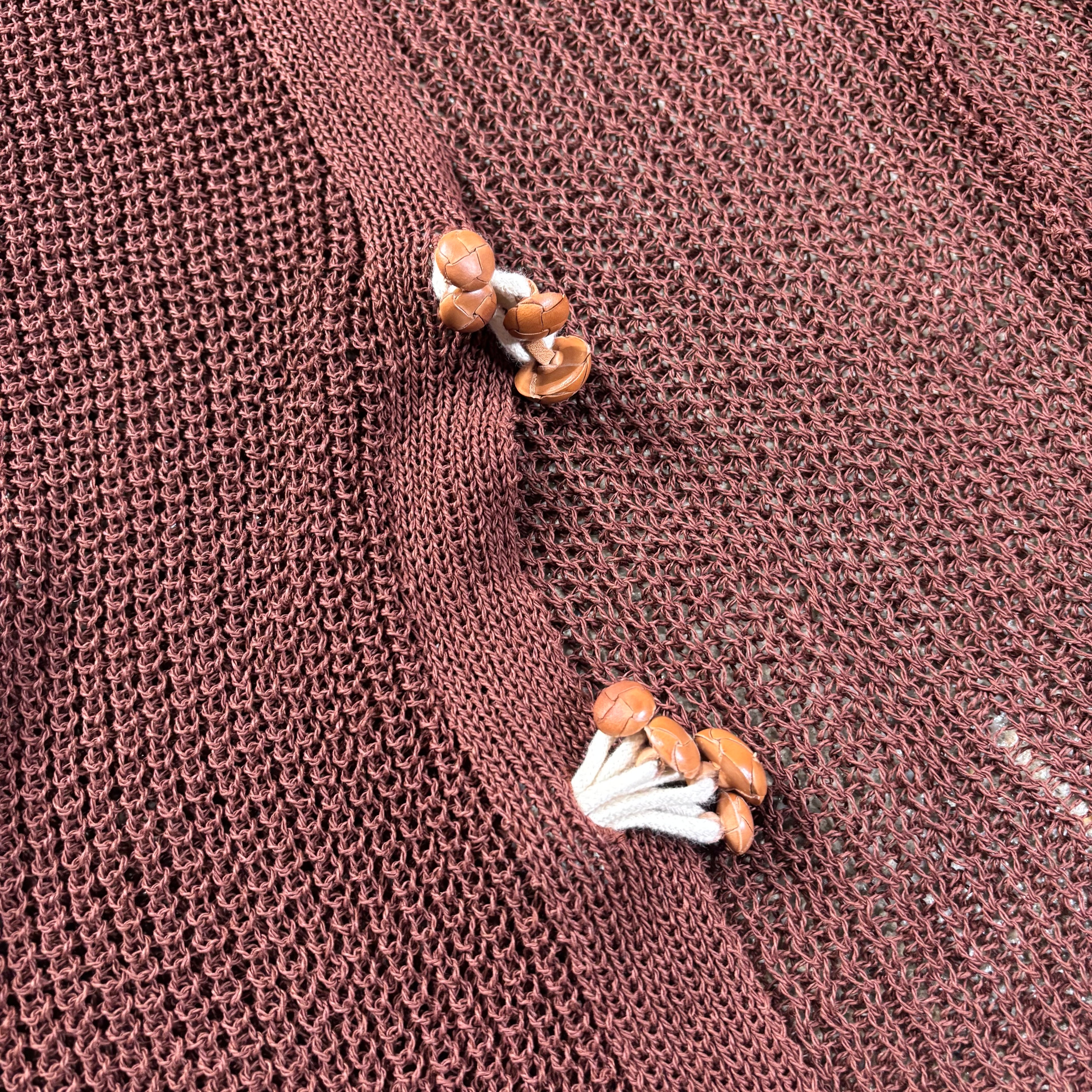 Doublet Wood Yarn Cardigan