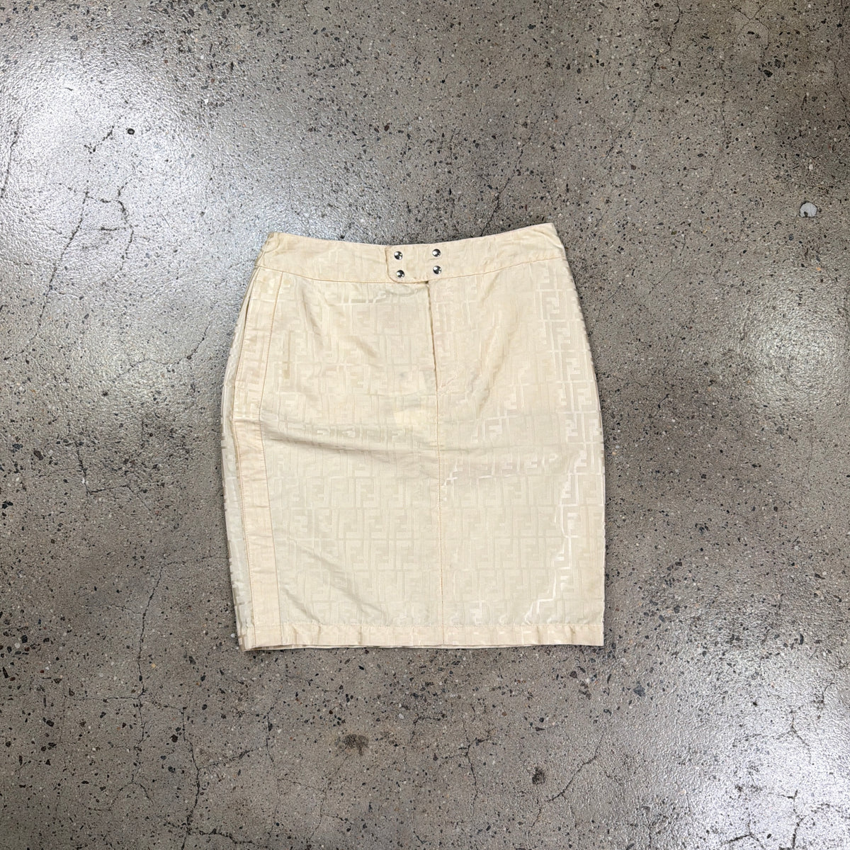 Fendi Zucca Monogram Skirt