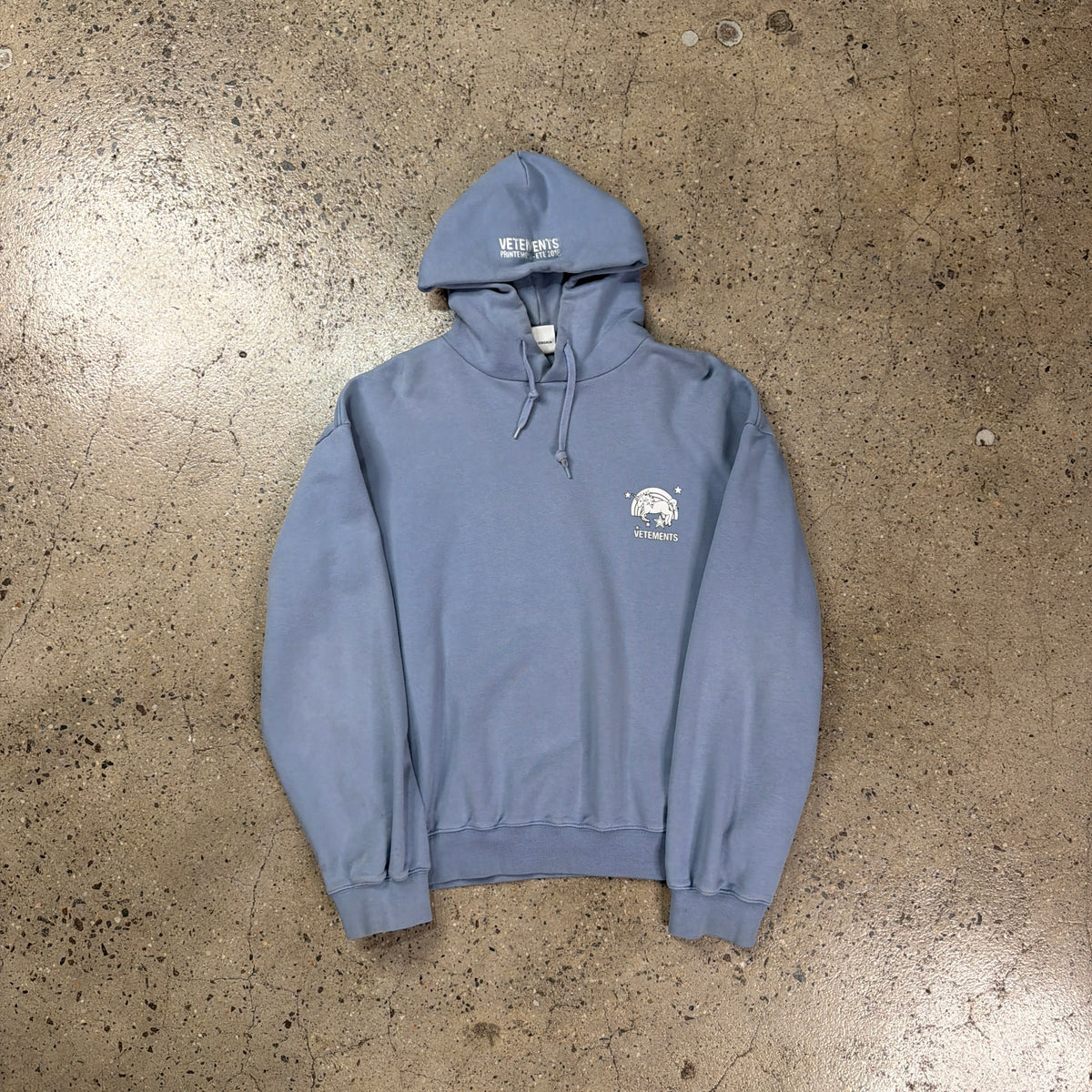 Vetements SS18 Unicorn & Rainbows Hoodie