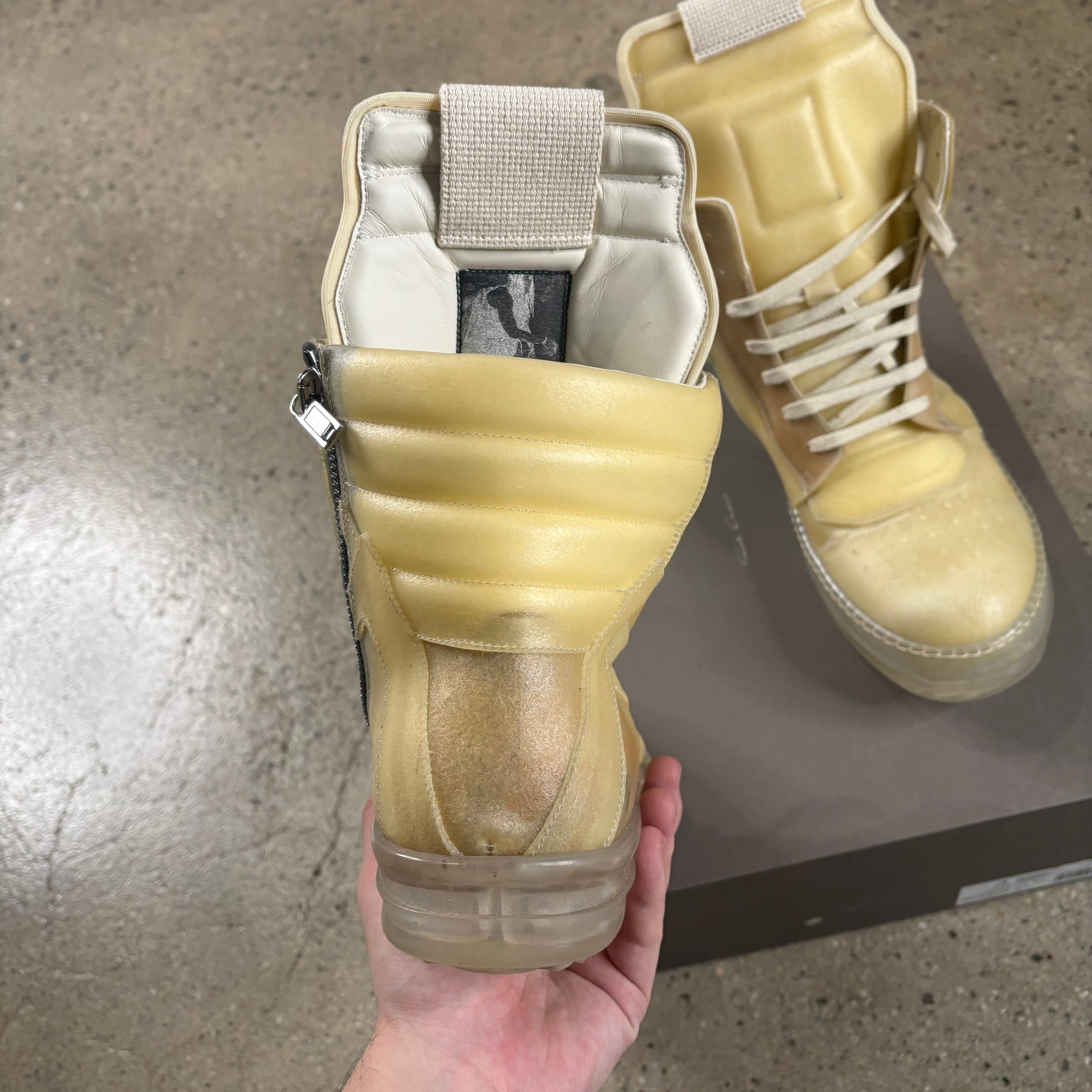 Rick Owens Geobasket Sneakers