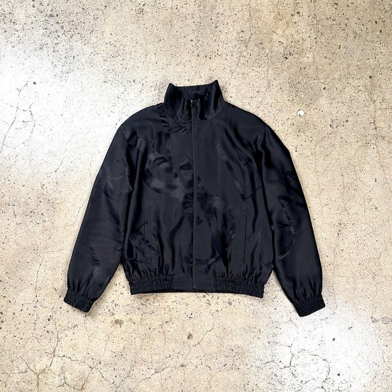 Saint Laurent Silk Zip-Up Jacket