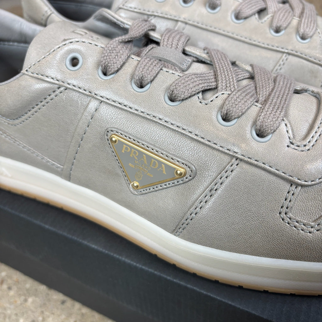 Prada Downtown Leather Sneakers