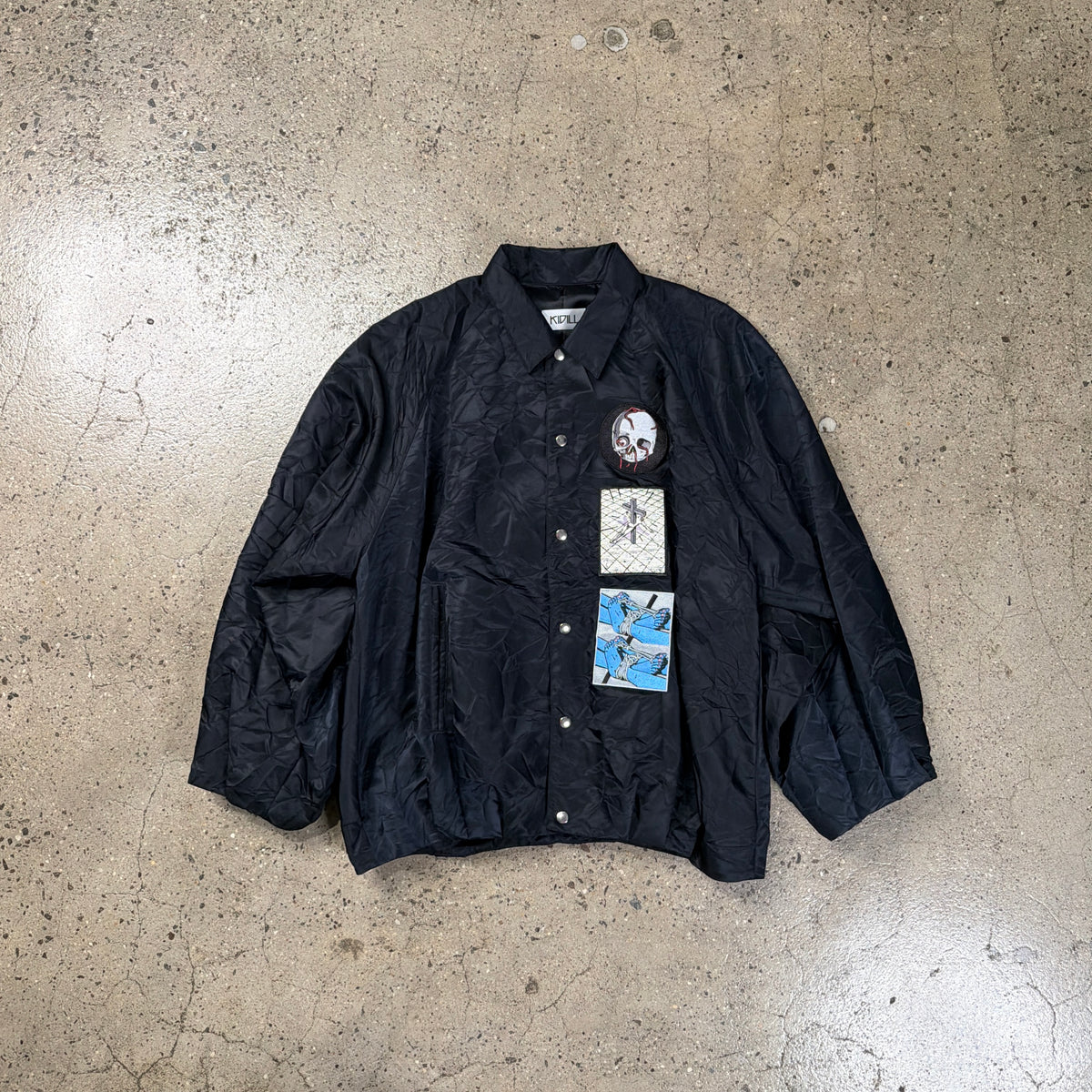 Kidill Wrinkled Bomber Jacket