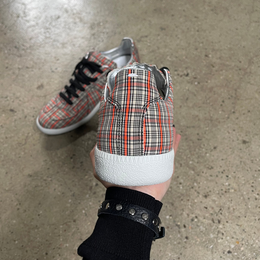 Maison Margiela Plaid Gat Sneakers