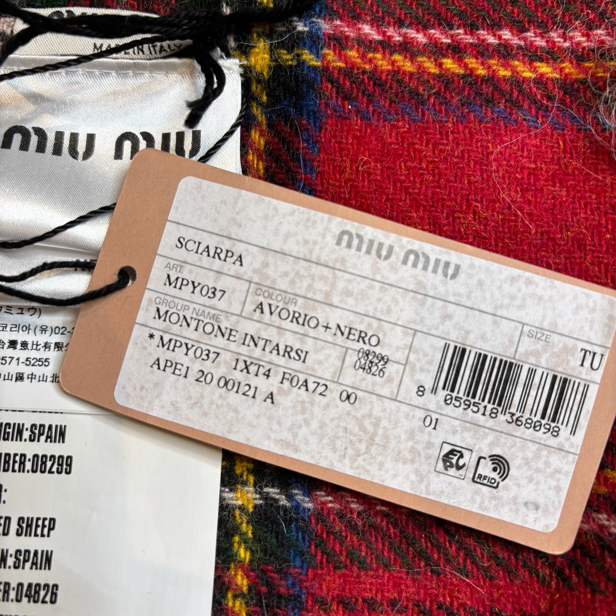 Miu Miu Shearling Scarf