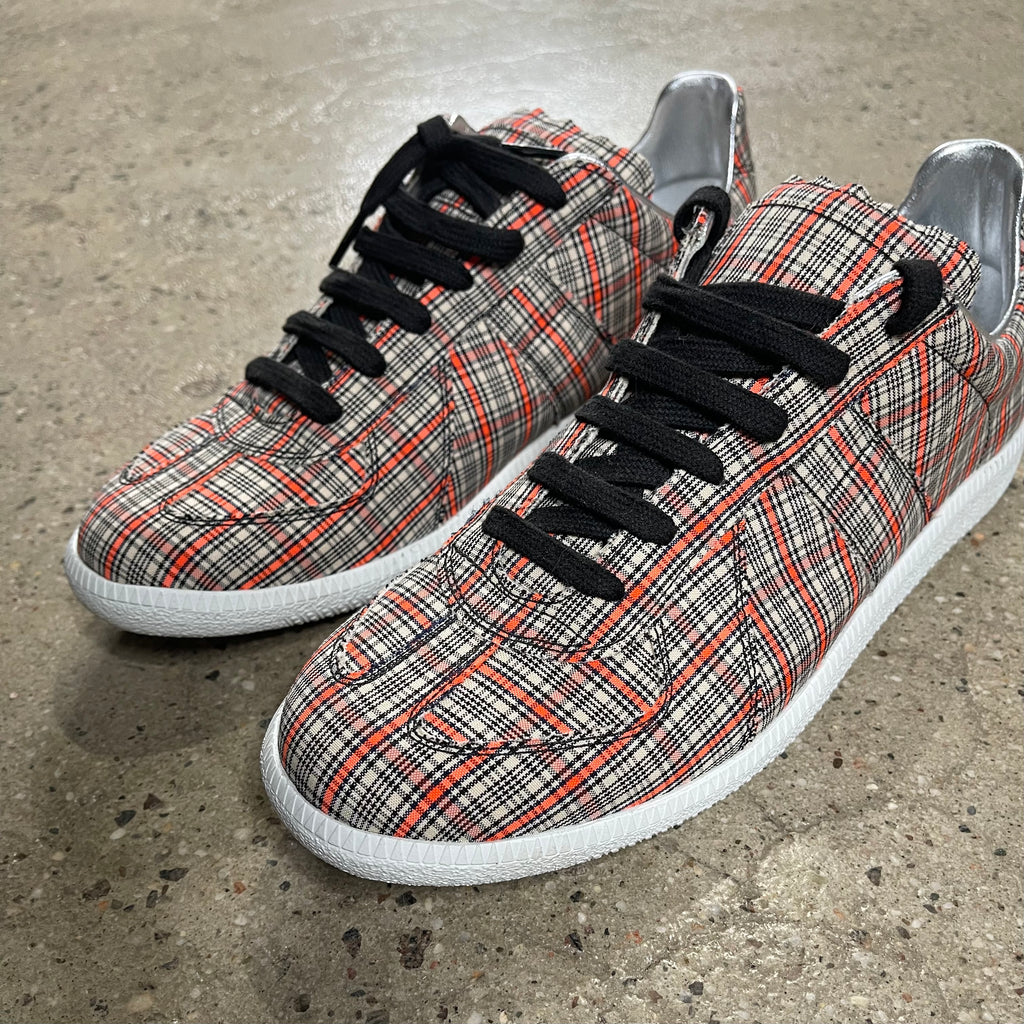 Maison Margiela Plaid Gat Sneakers