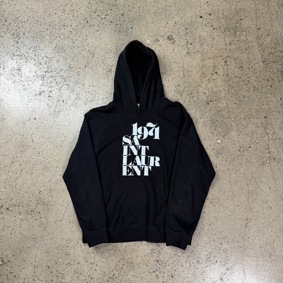 Saint Laurent 1971 Logo Hoodie