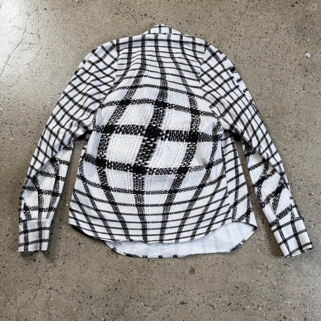 Bianca Saunders Rowdy Check Print Shirt