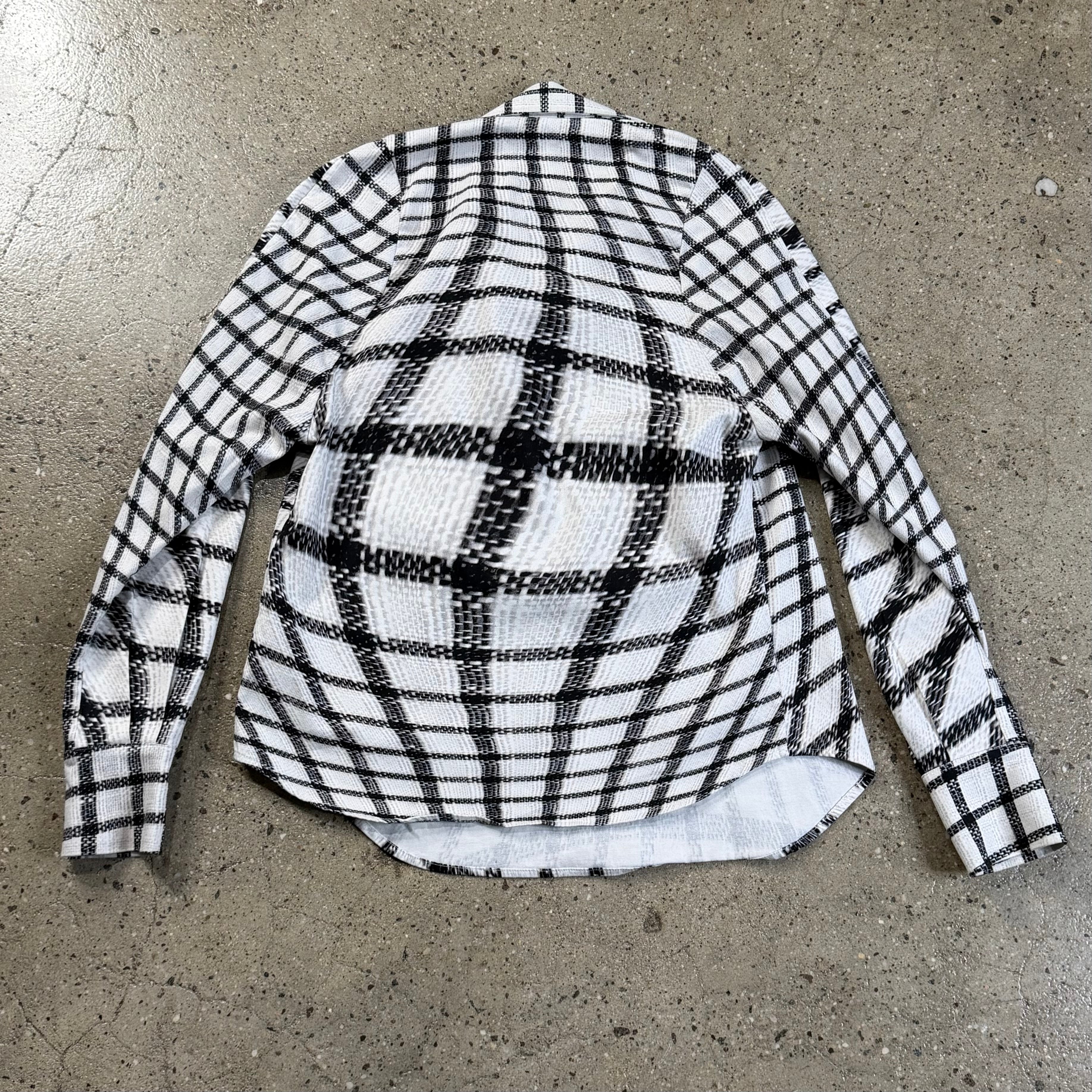 Bianca Saunders Rowdy Check Print Shirt