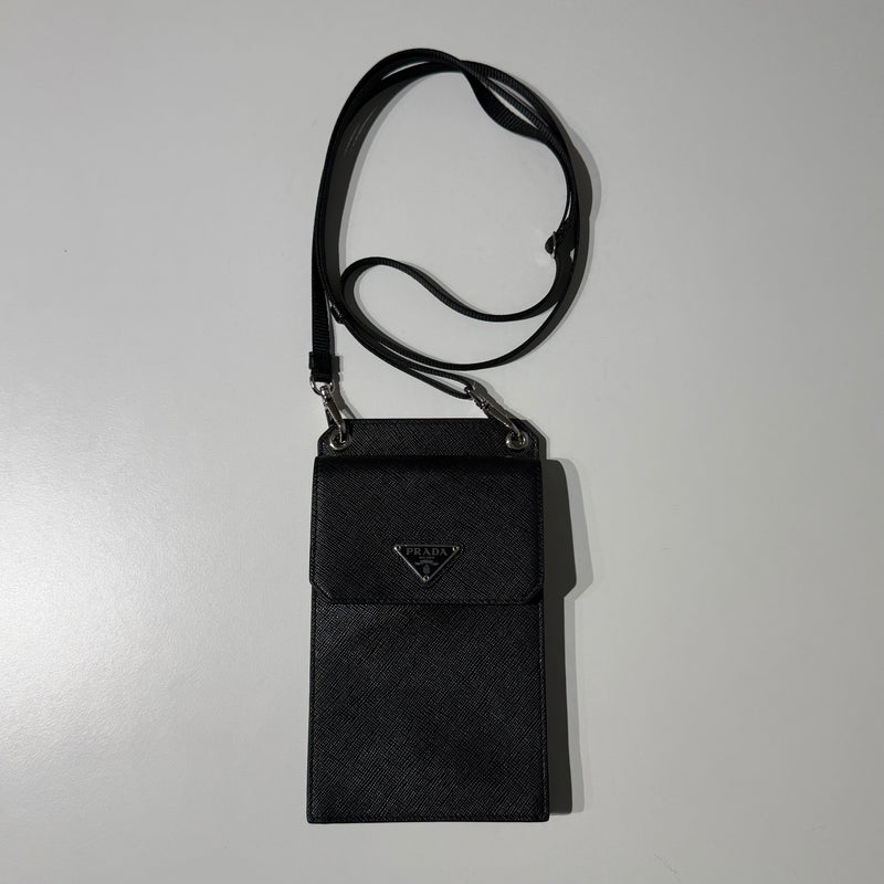 Prada Saffiano Leather Passport Case accessories