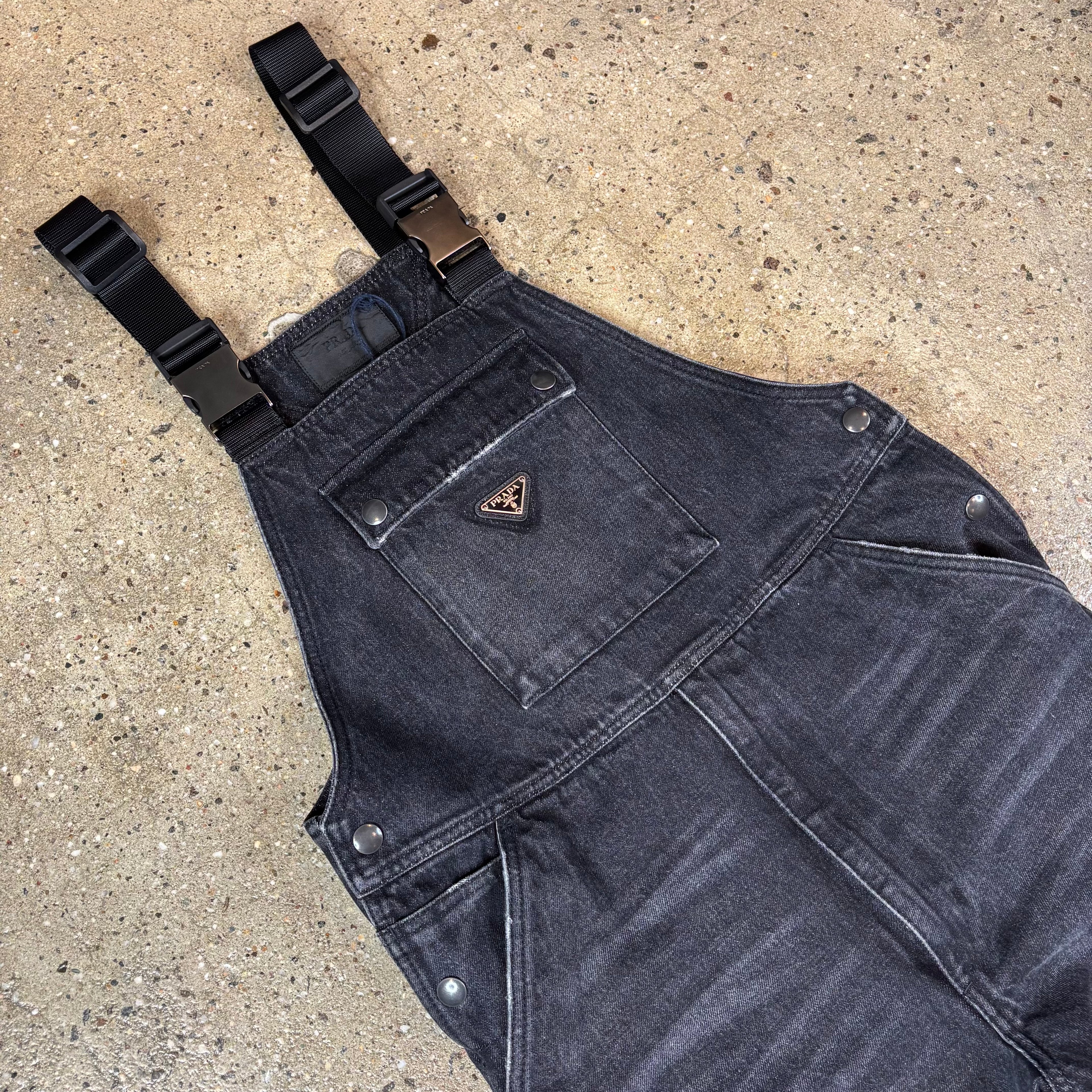 Prada Raf Simons Denim Overalls