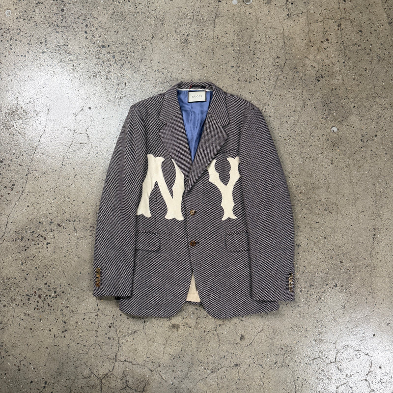 Gucci X New York Yankees Knitted Blazer