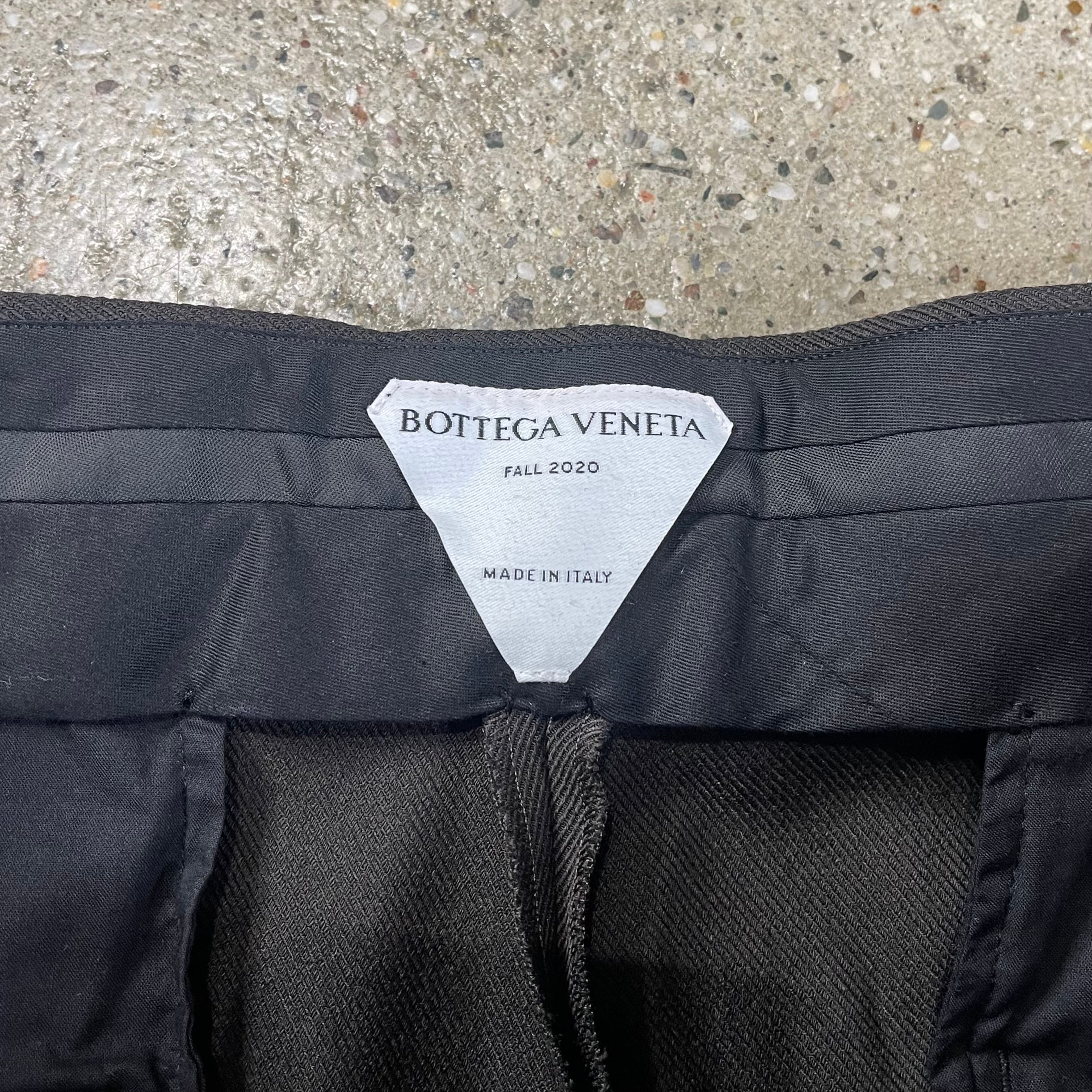 Bottega FW20 Wool Tailored Zip Pants