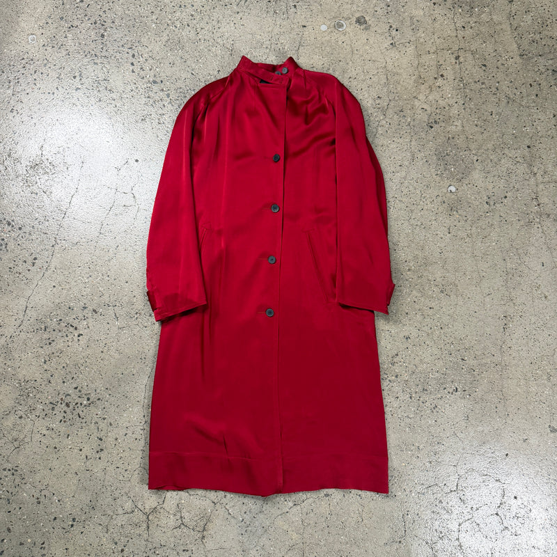 Haider Ackermann Satin Trench Coat