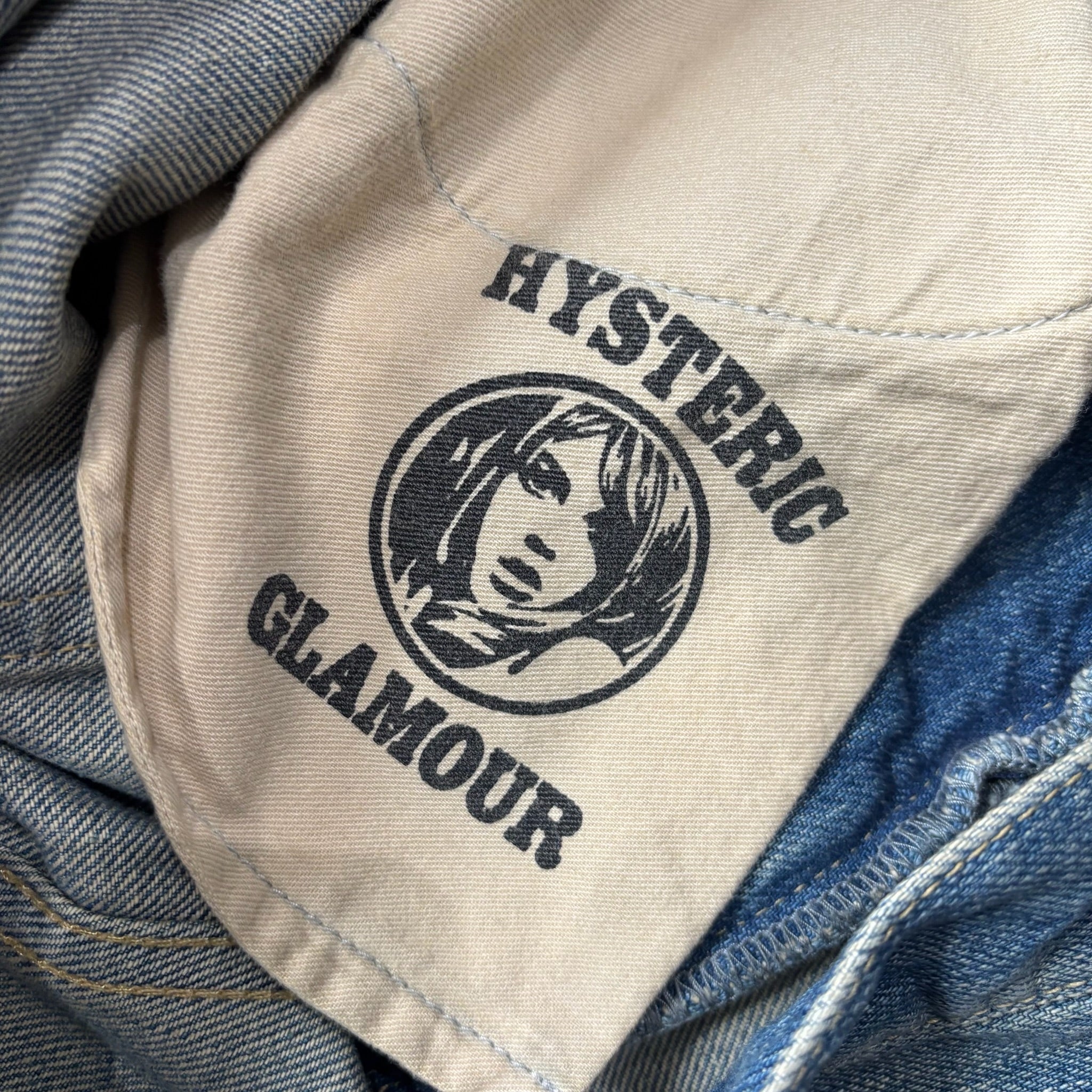 Hysteric Glamour 3/4 Wide Cut Kinky Jeans