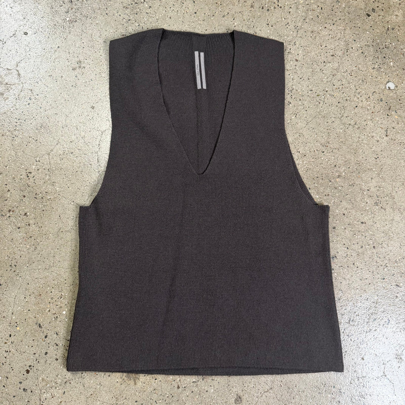 Rick Owens V-Tank Cashmere Vest M tops