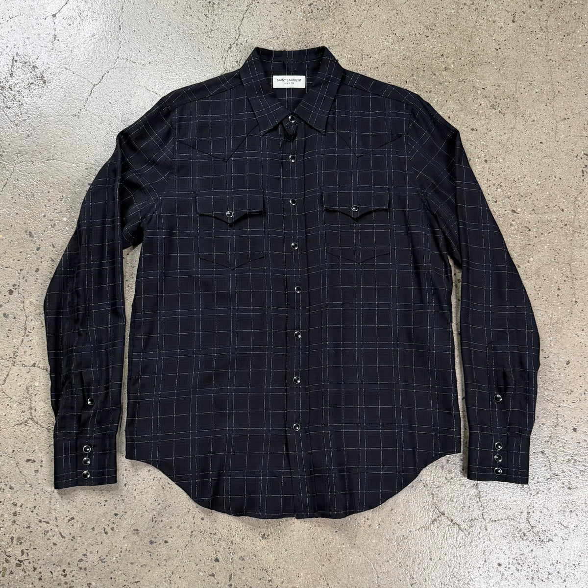 Saint Laurent SS20 Plaid Shirt