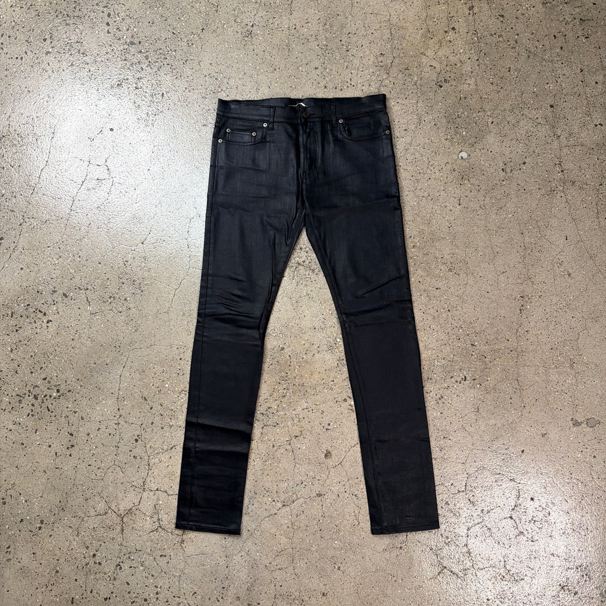 Saint Laurent D02 Waxed Jeans