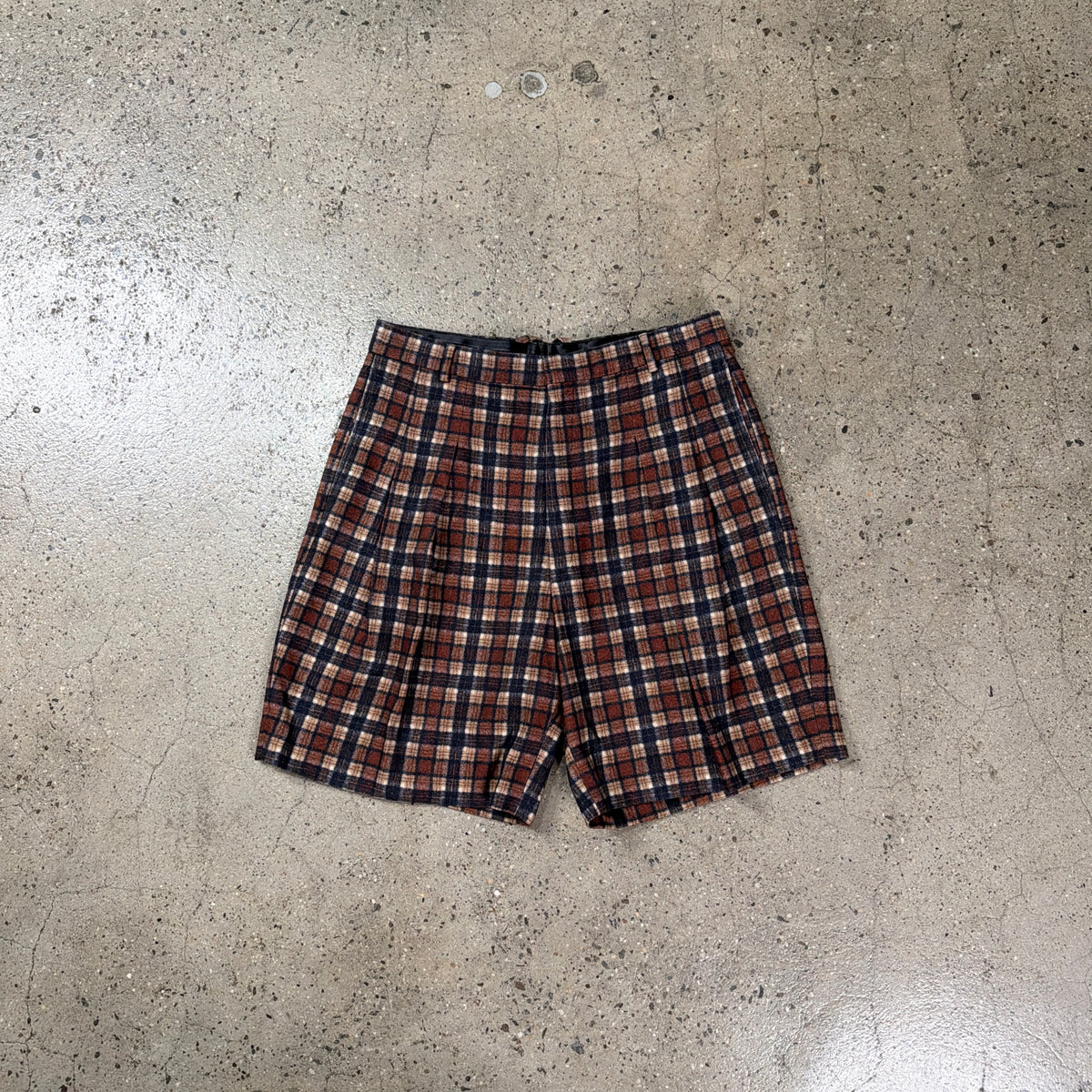 Givenchy FW11 Look 6 Plaid Runway Shorts