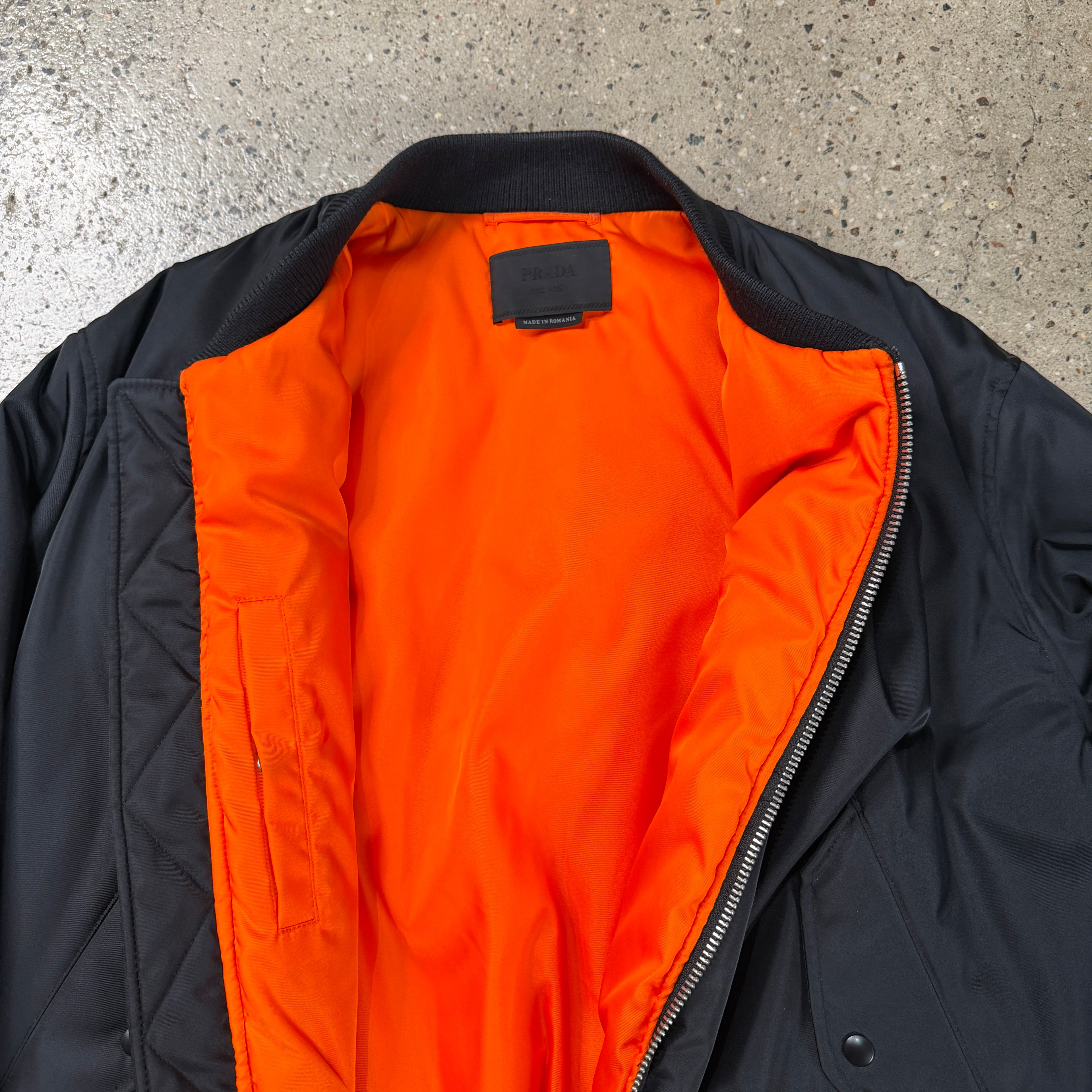 Prada Raf Simons Re-Nylon Bomber Jacket