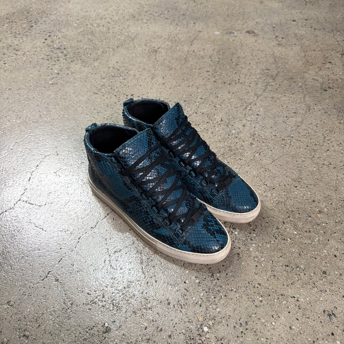 Balenciaga Snakeskin Arena Sneakers