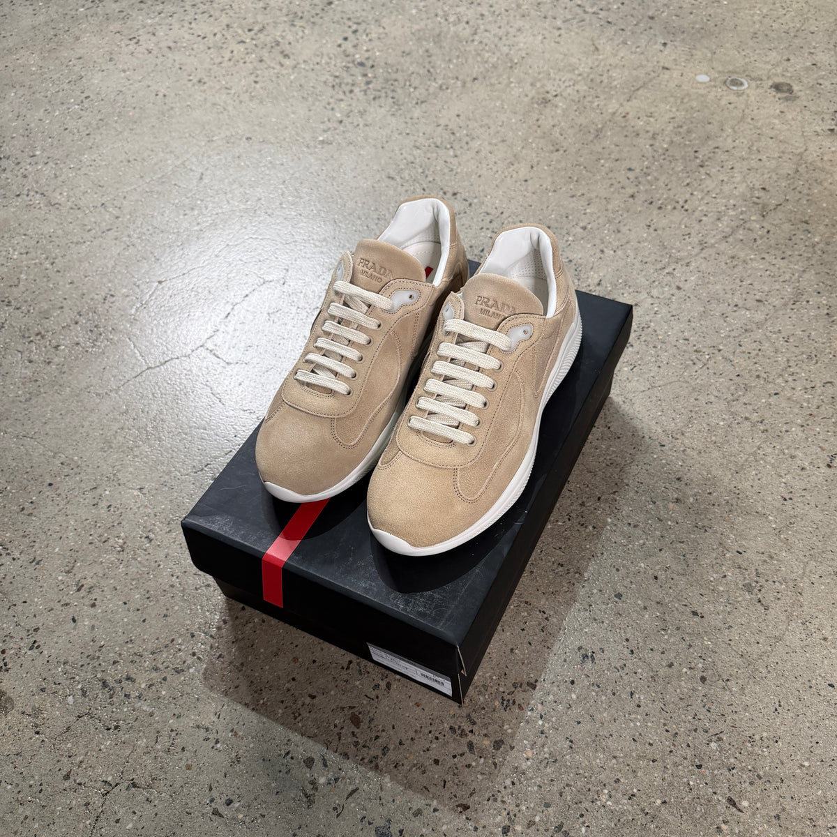 Prada Suede America Cup Sneakers