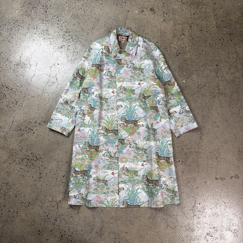 Gucci Tiger Print Waterproof Trench Coat