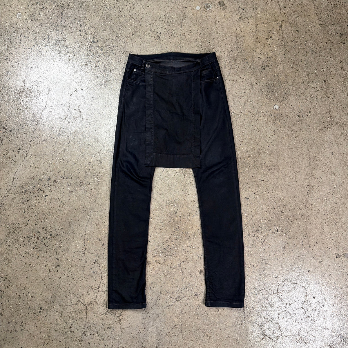 Rick Owens SS14 Skirted Denim Pants