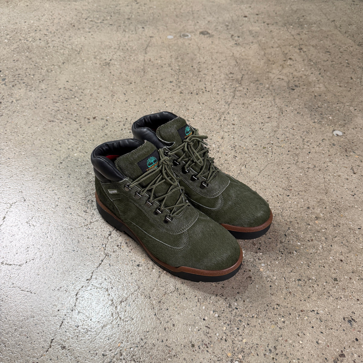 Supreme X Timberland Unreleased Pony Hair Field Boot