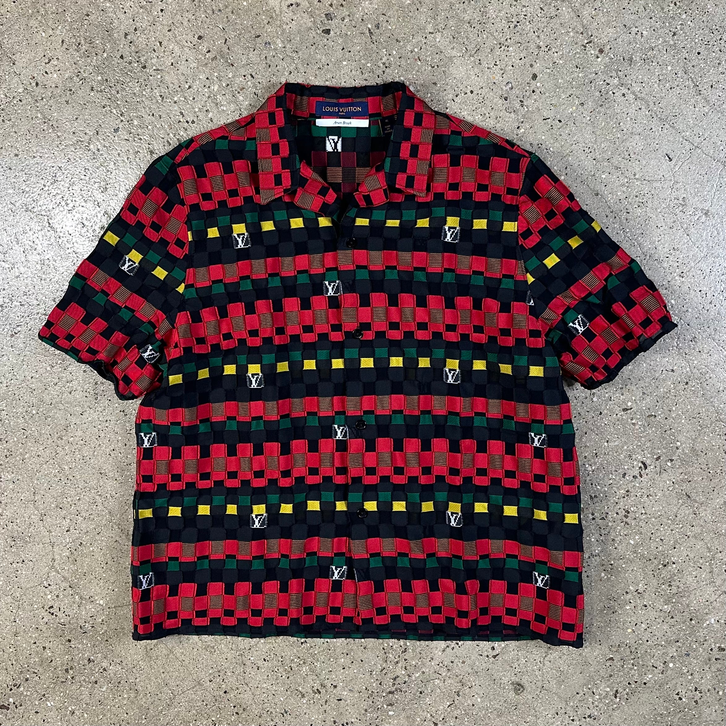 Louis Vuitton SS22 "Amen Break" Knit Shirt