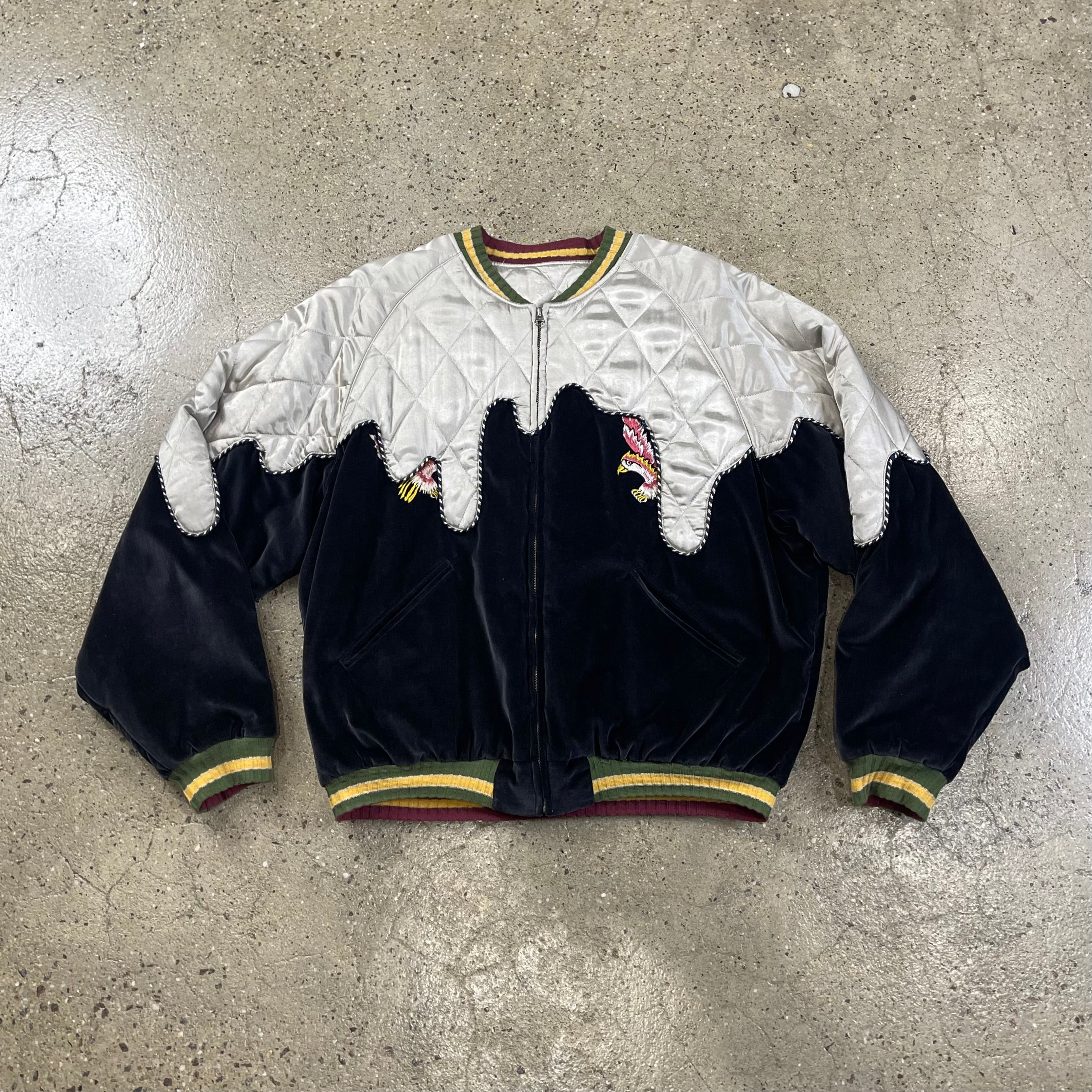 Kapital Sulfur Dyed Velvet Toro Toro Souvenir Jacket