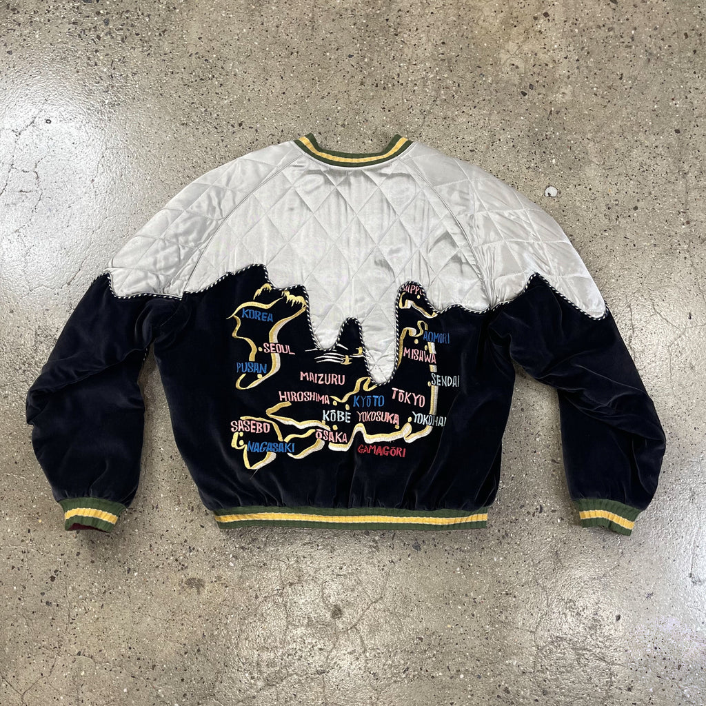 Kapital Sulfur Dyed Velvet Toro Toro Souvenir Jacket