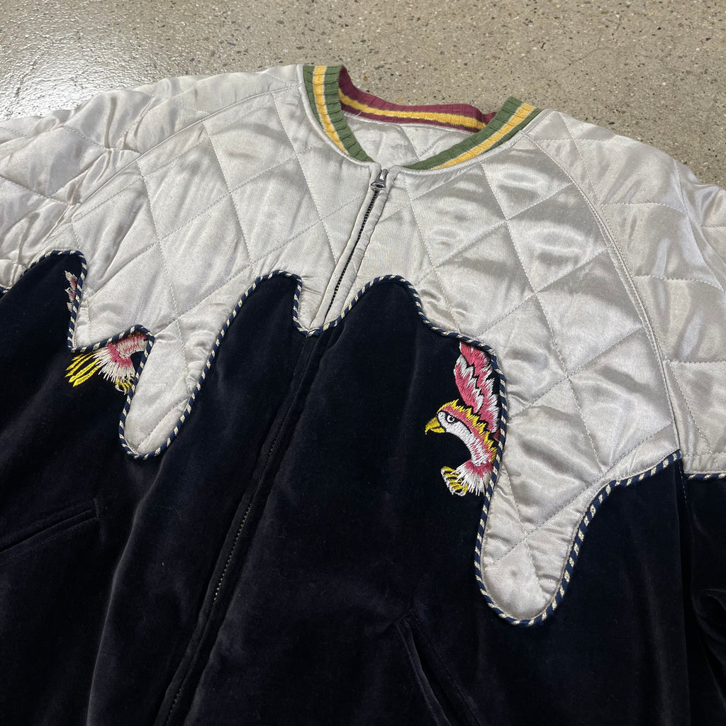 Kapital Sulfur Dyed Velvet Toro Toro Souvenir Jacket