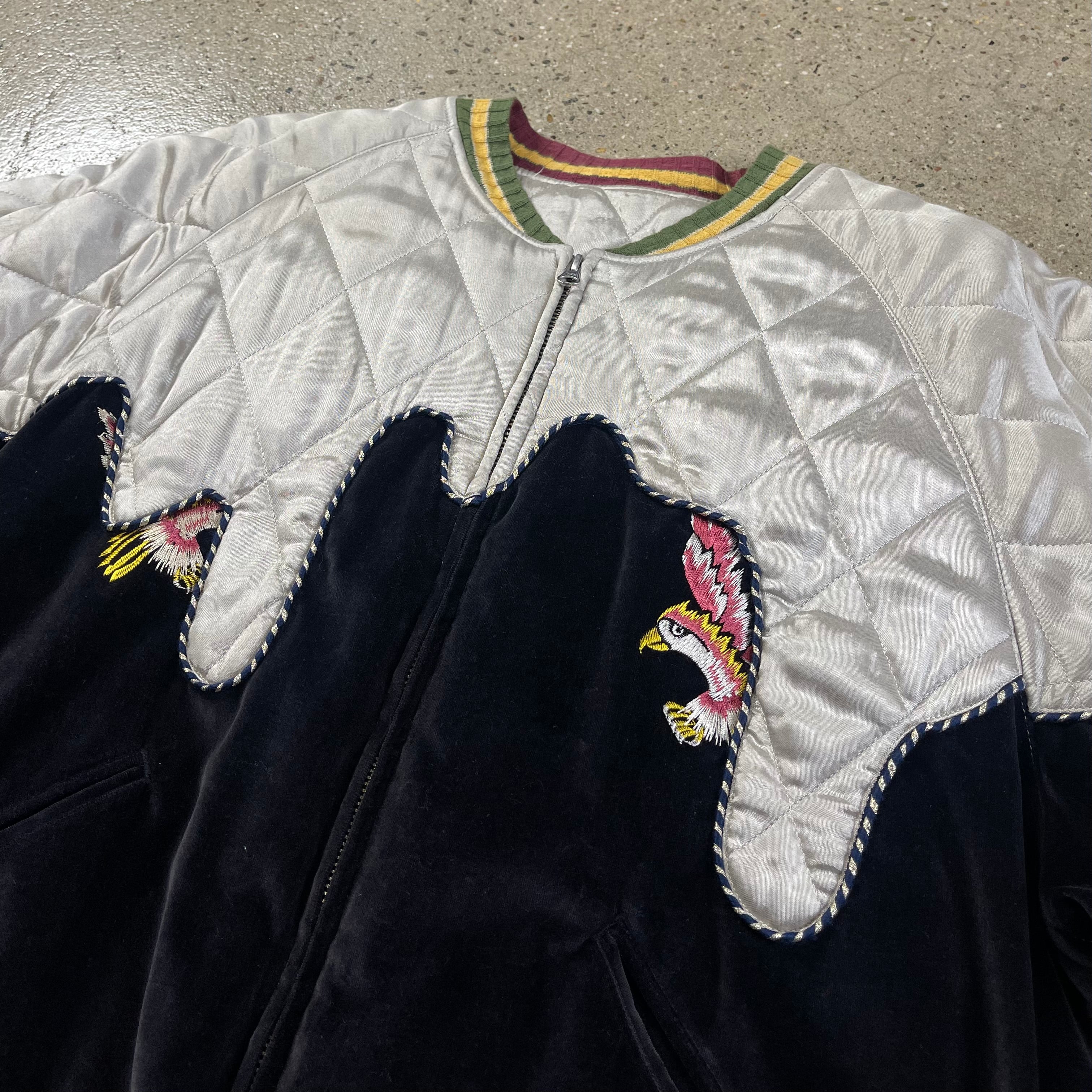 Kapital Sulfur Dyed Velvet Toro Toro Souvenir Jacket