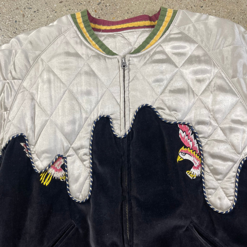 Kapital Sulfur Dyed Velvet Toro Toro Souvenir Jacket