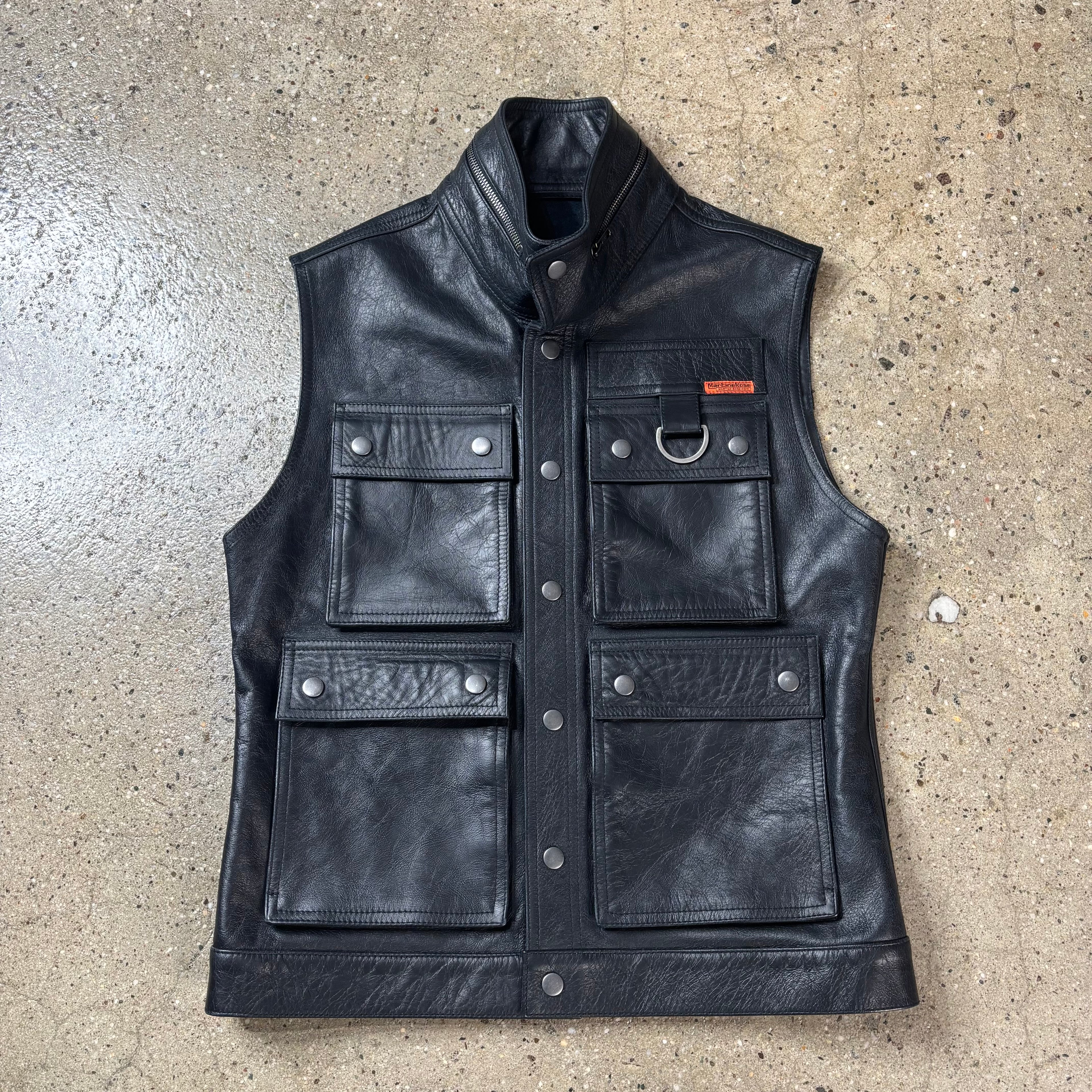 Martine Rose Leather Cargo Vest