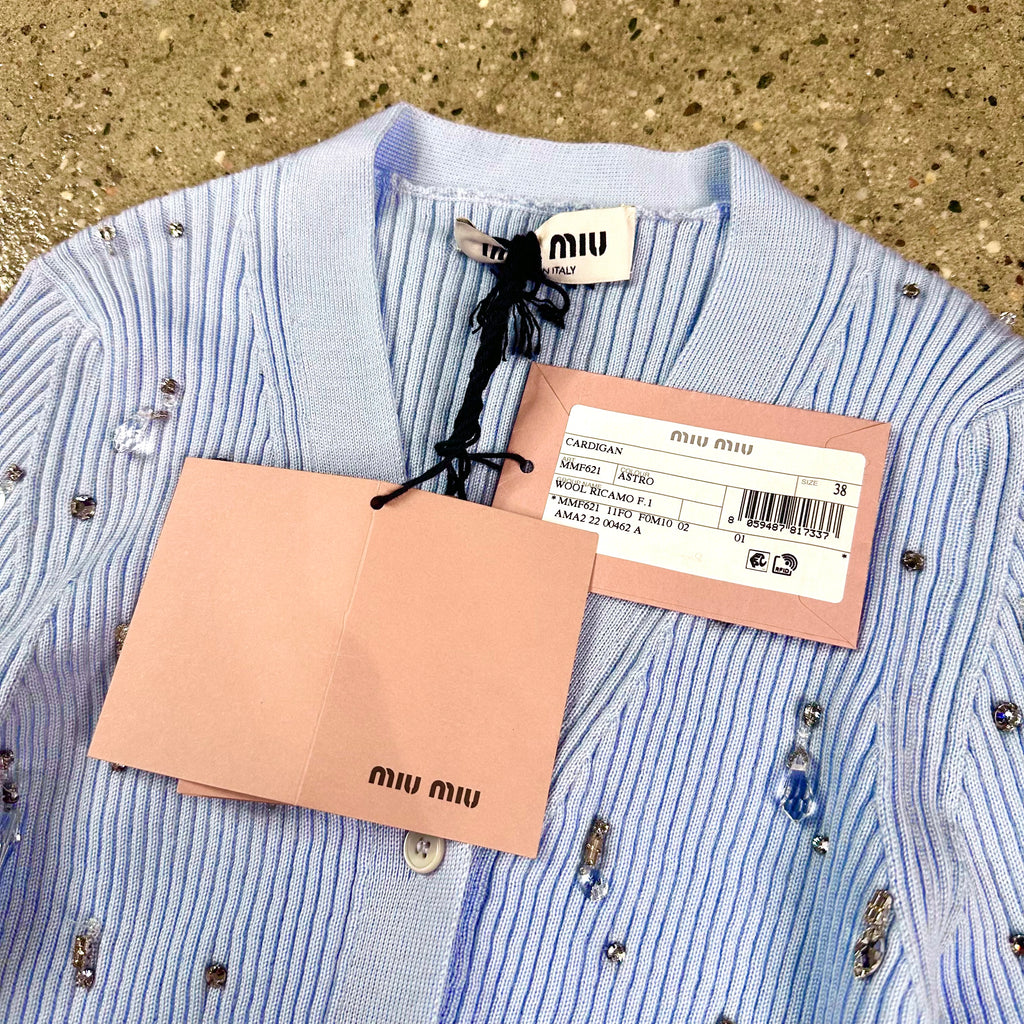Miu Miu  Crystal Cardigan