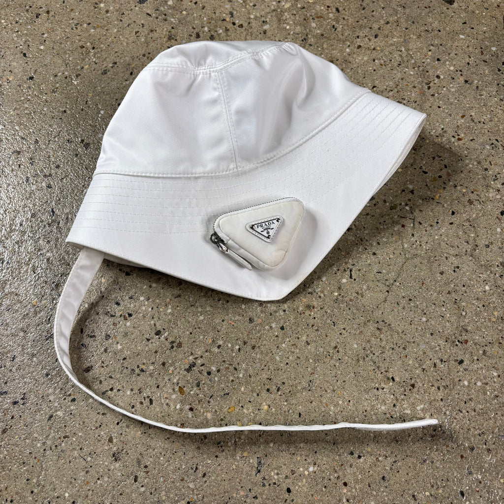 Prada Raf Simons Asymmetrical Bucket Hat