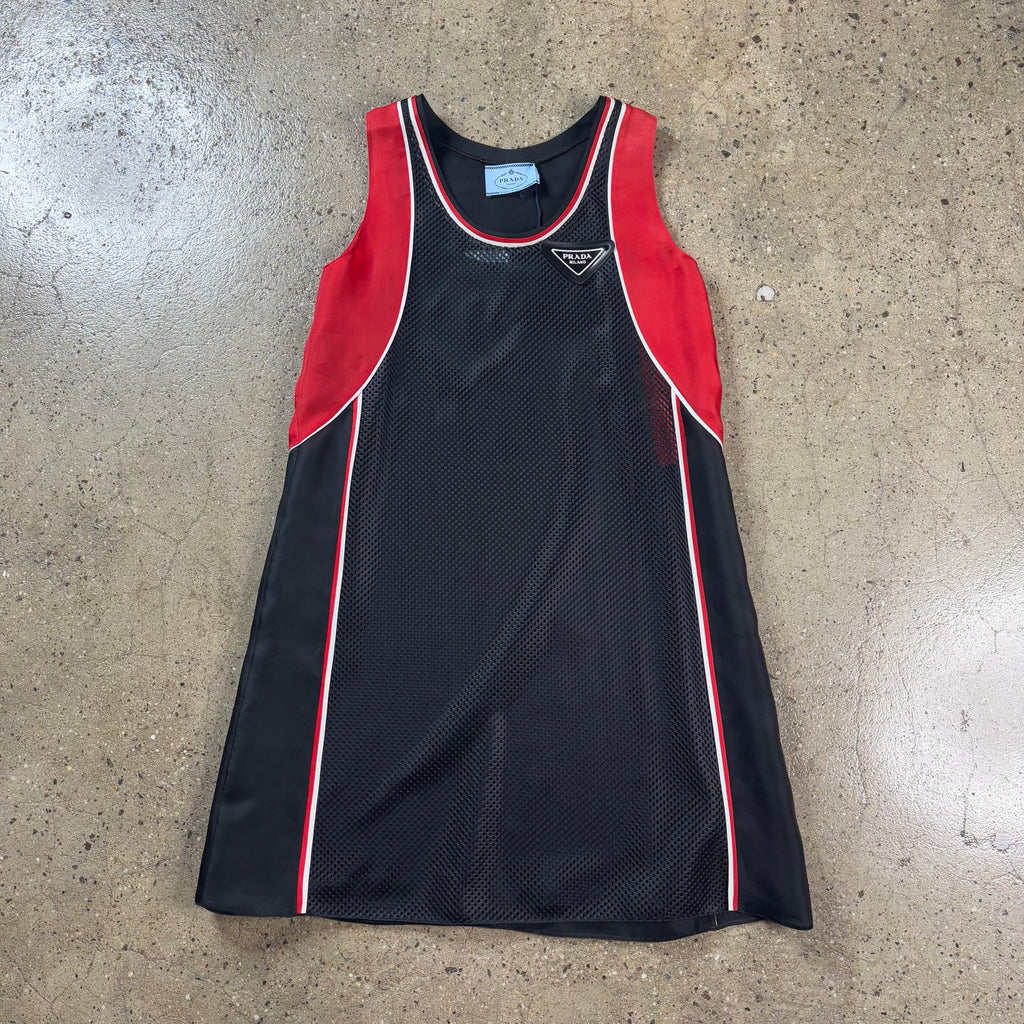 Prada FW20 Runway Jersey Double Dress 