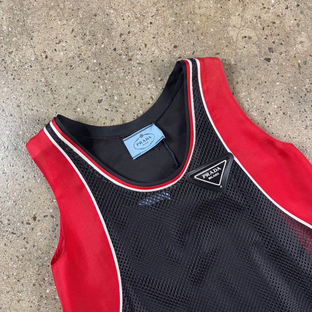 Prada FW20 Runway Jersey Double Dress 