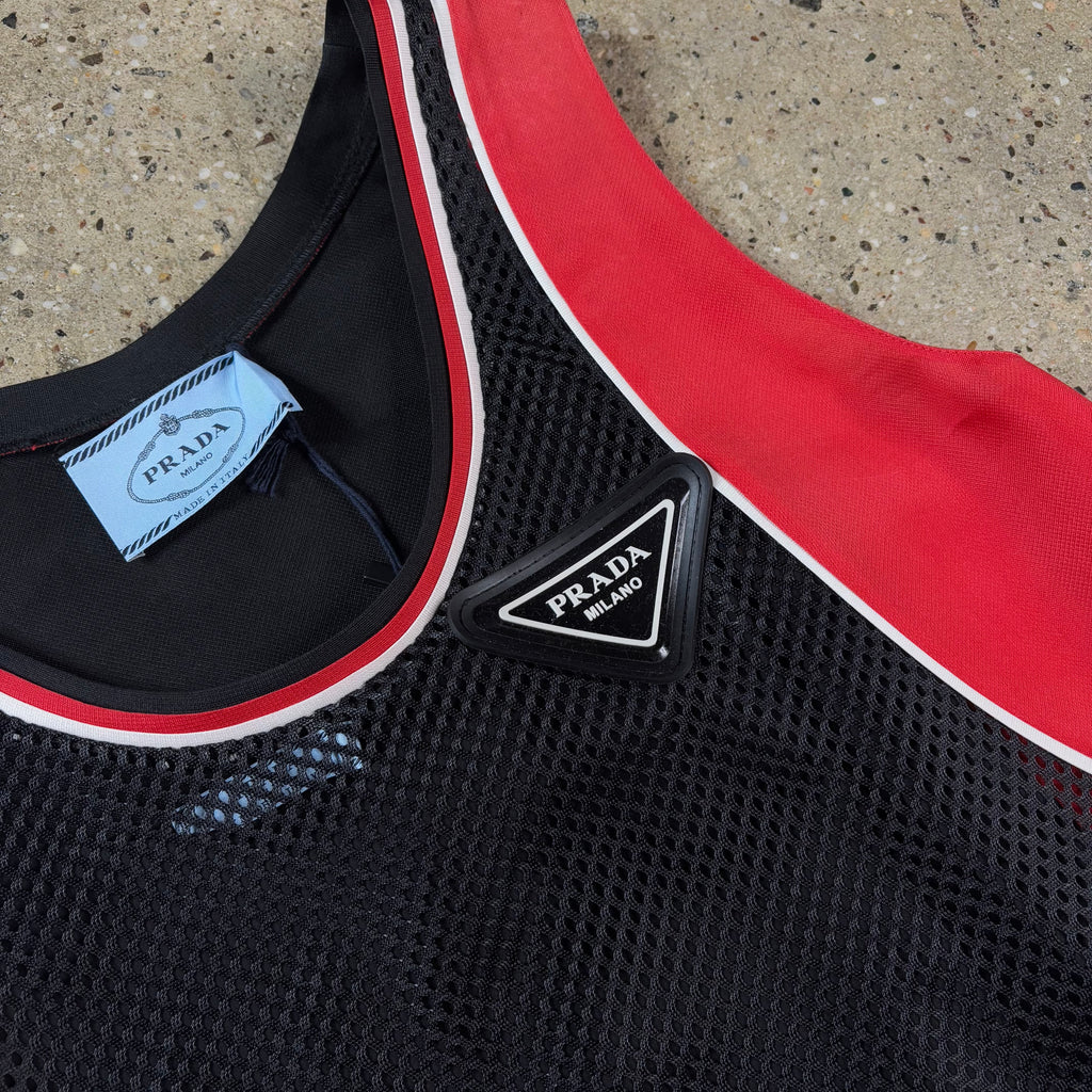 Prada FW20 Runway Jersey Double Dress 