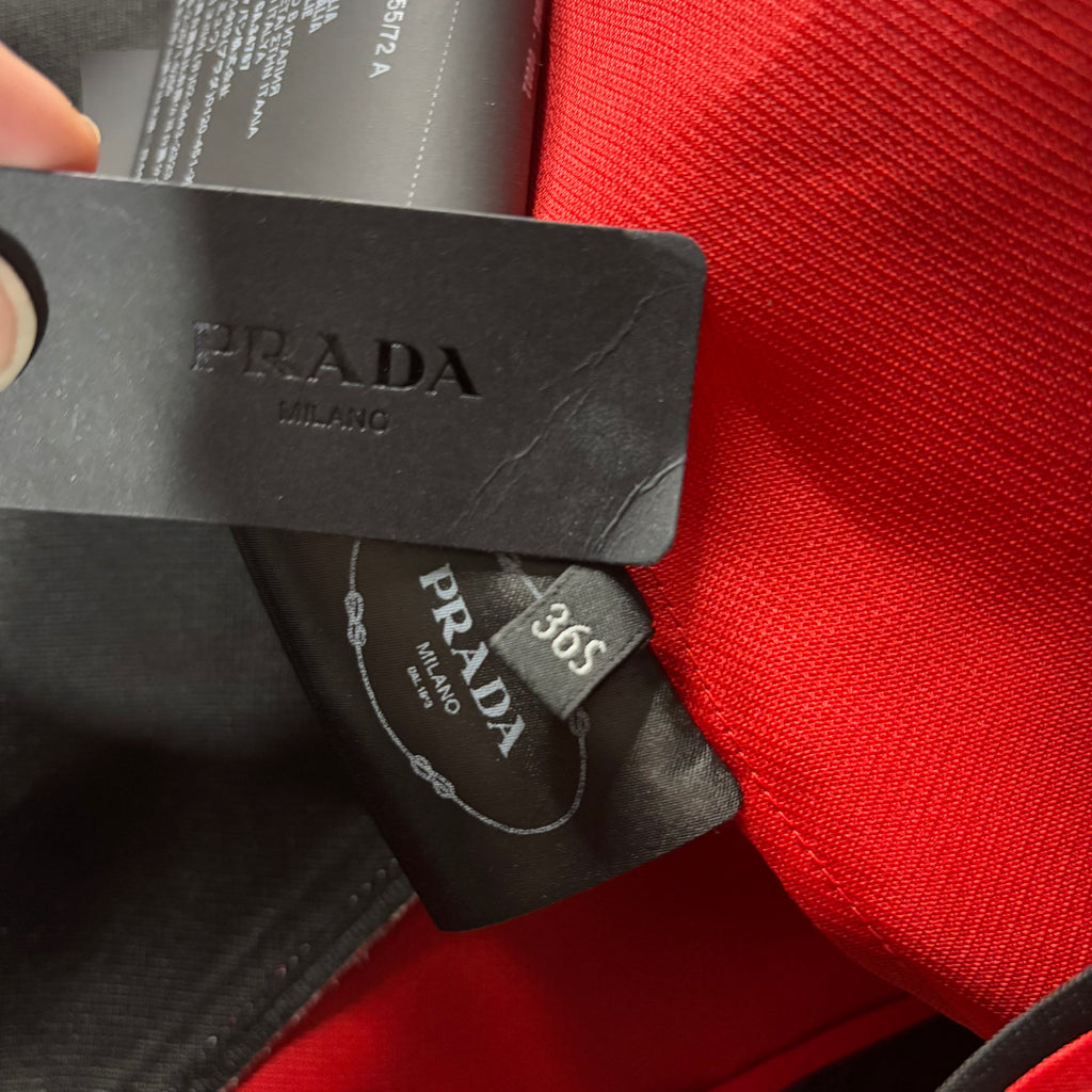 Prada FW20 Runway Jersey Double Dress 