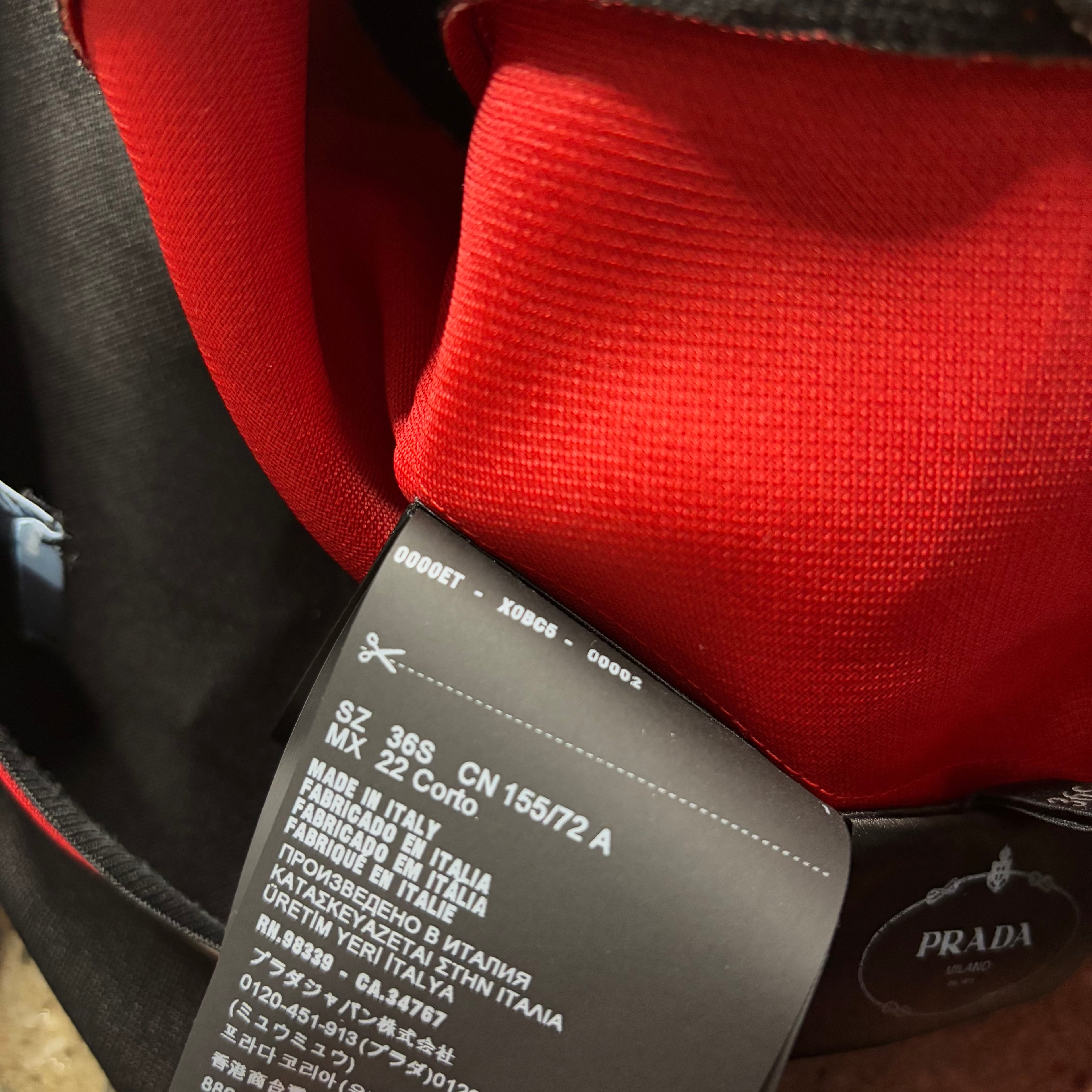 Prada FW20 Runway Jersey Double Dress 