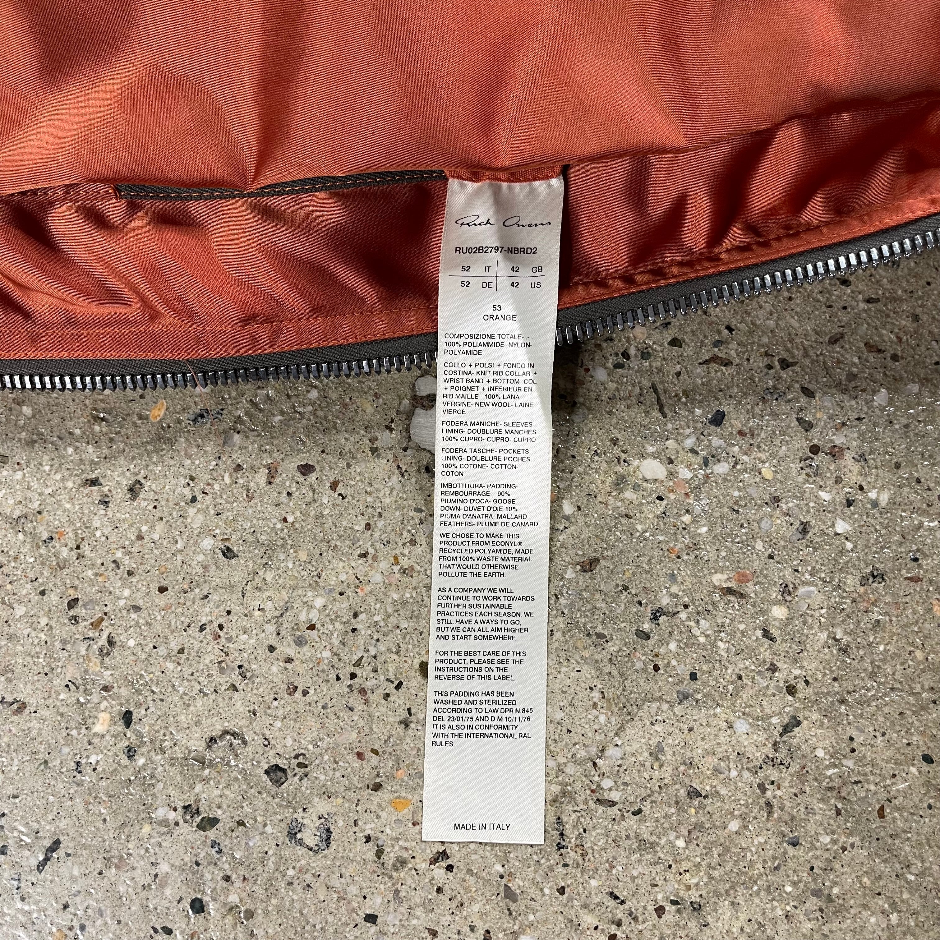 Rick Owens Cropped Bomber Jacket