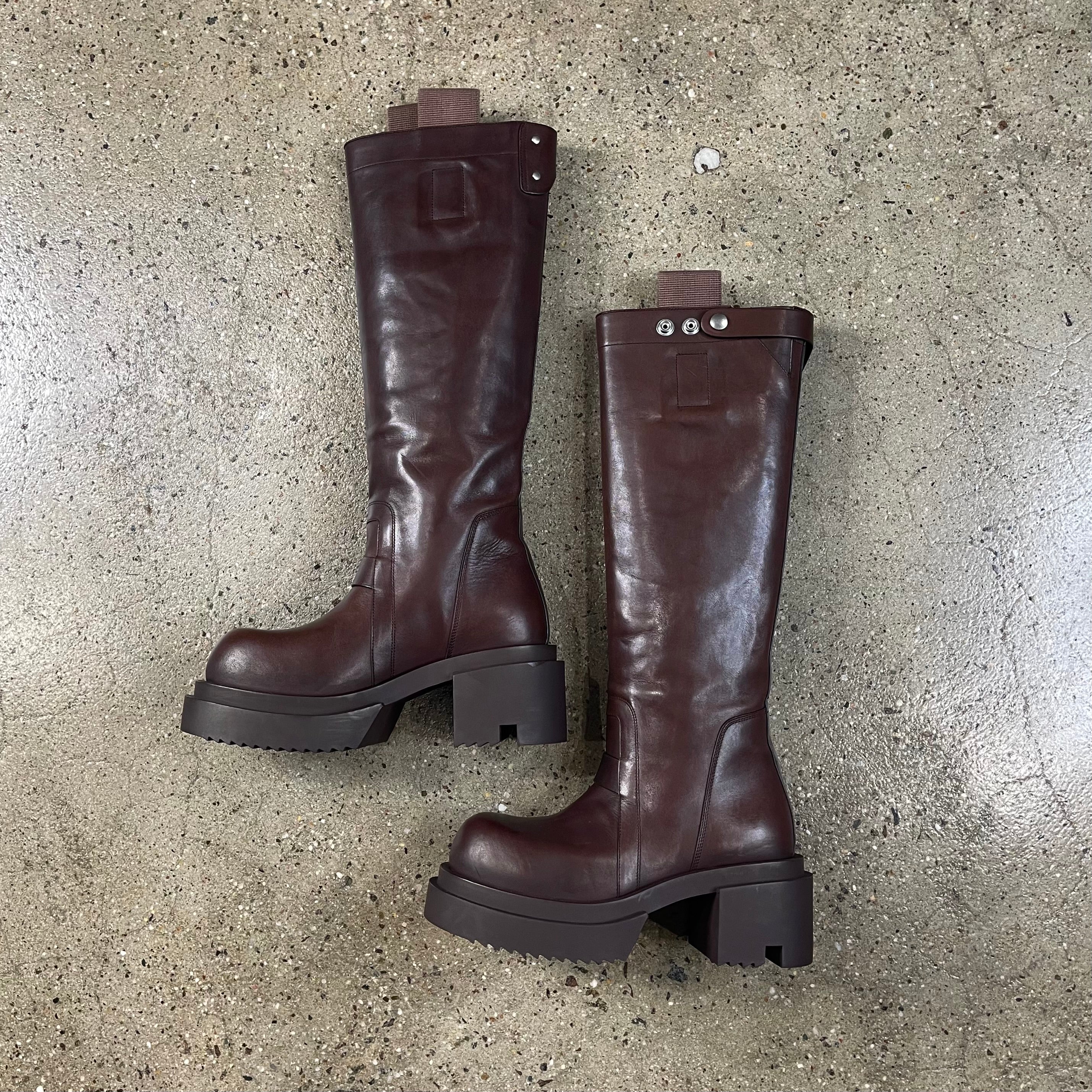 Rick Owens  High-Top Bogun Boots 