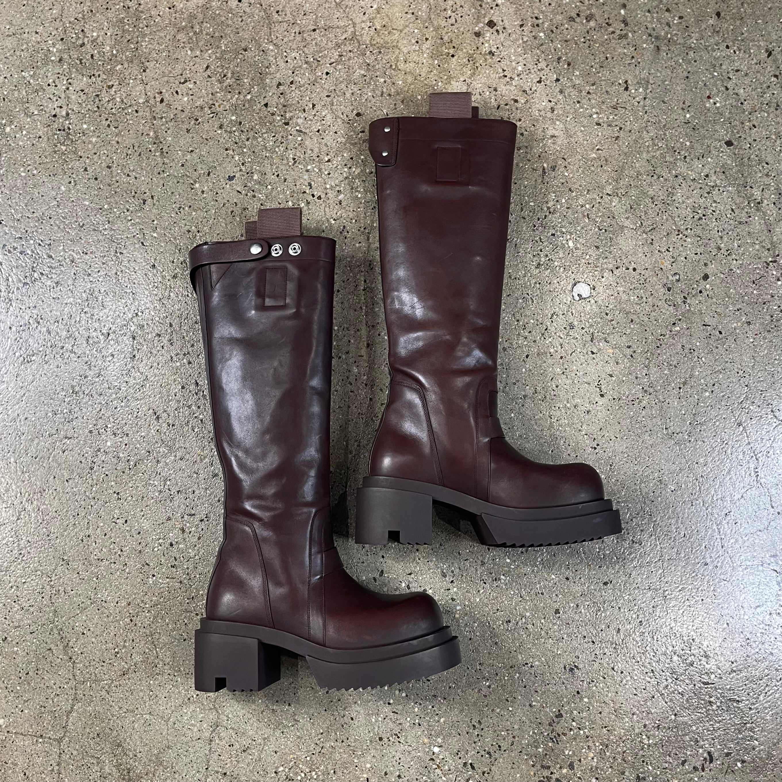 Rick Owens  High-Top Bogun Boots 